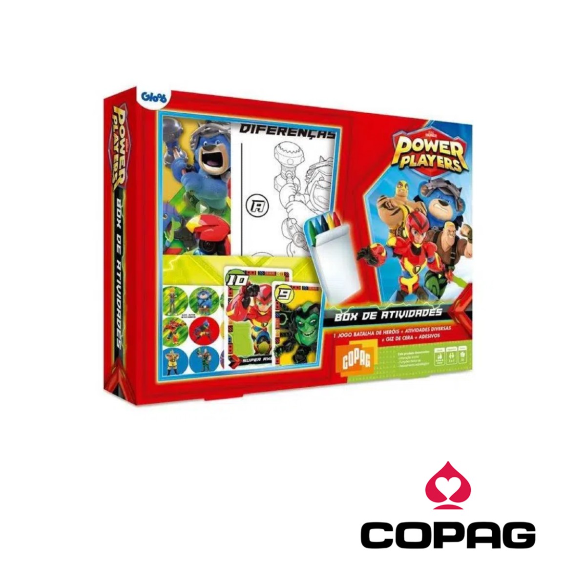 Box de Atividades e Jogos Power Players Copag - 89767