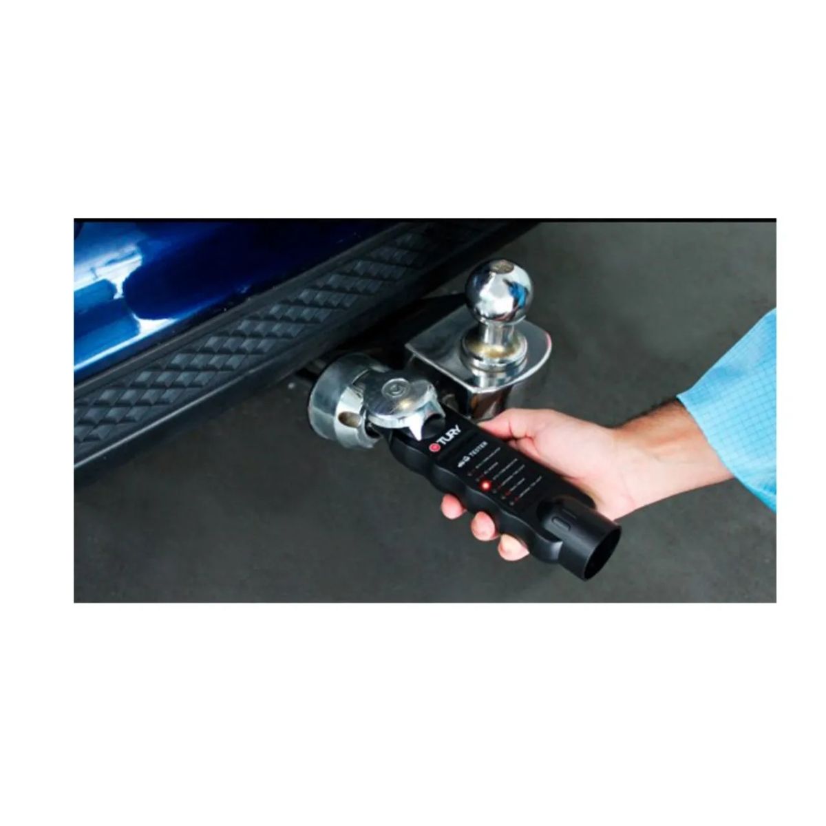 Teste Elétrico Automotivo Para Engate Reboque Hitch Tester Tury