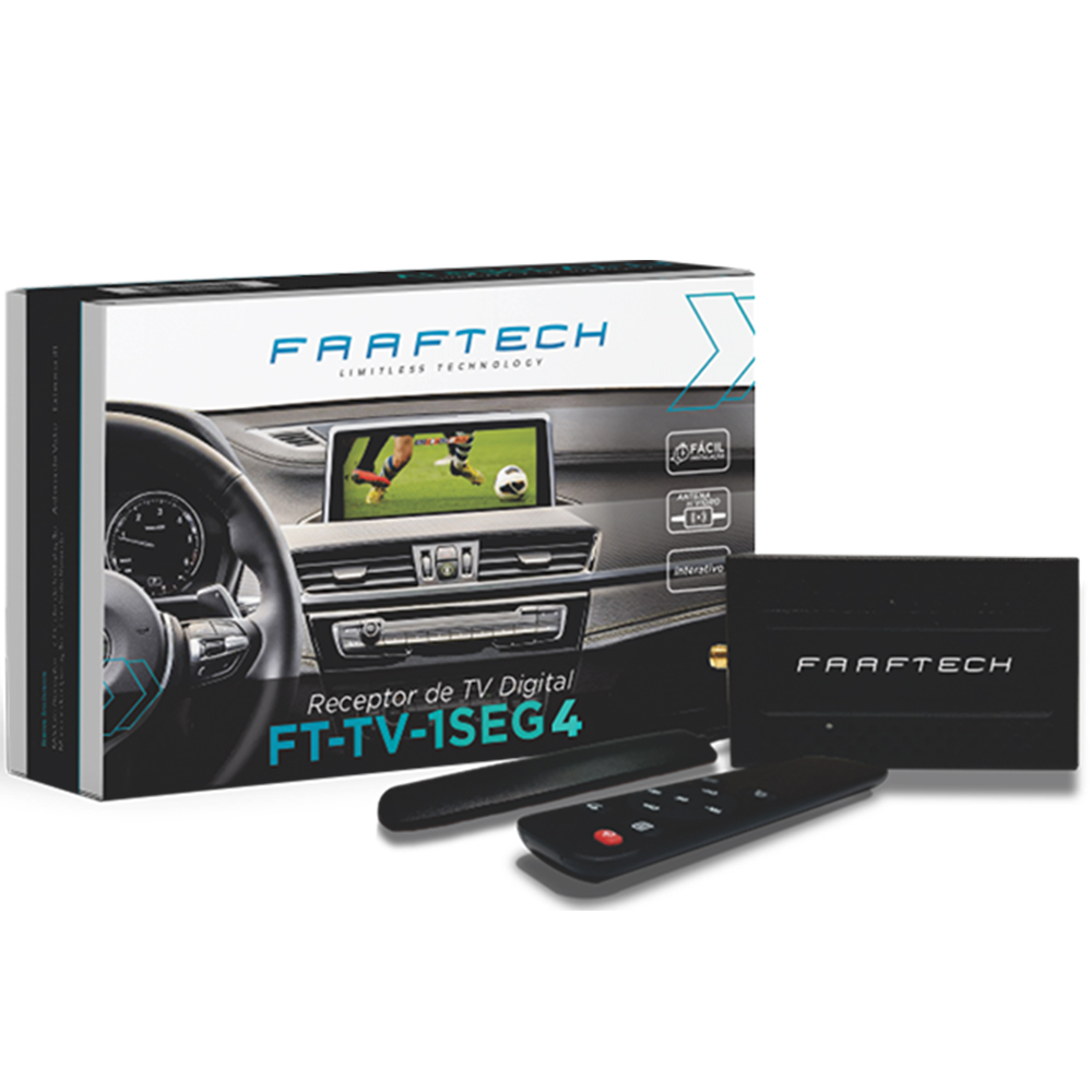 COMP Kit 13 unidades Sintonizador Faaftech Sintonizador de TV automotivo FT-TV-1SEG IV