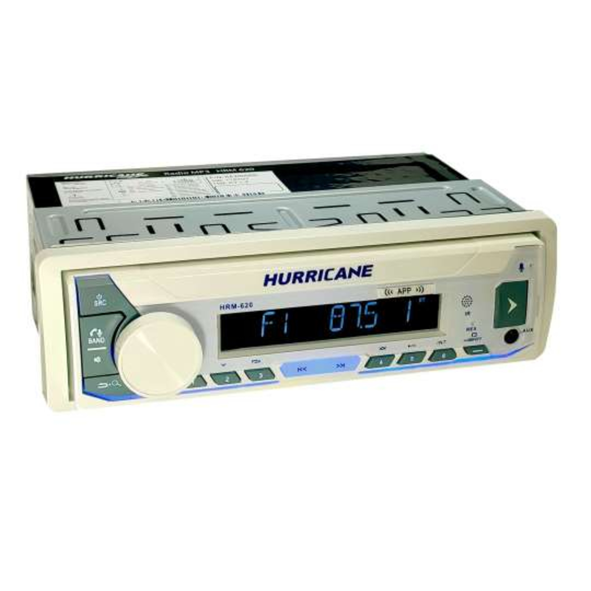 MP3 Nautico Marinizado HRM 620 Bluetooth e Controle por APP Hurricane - RA10000023