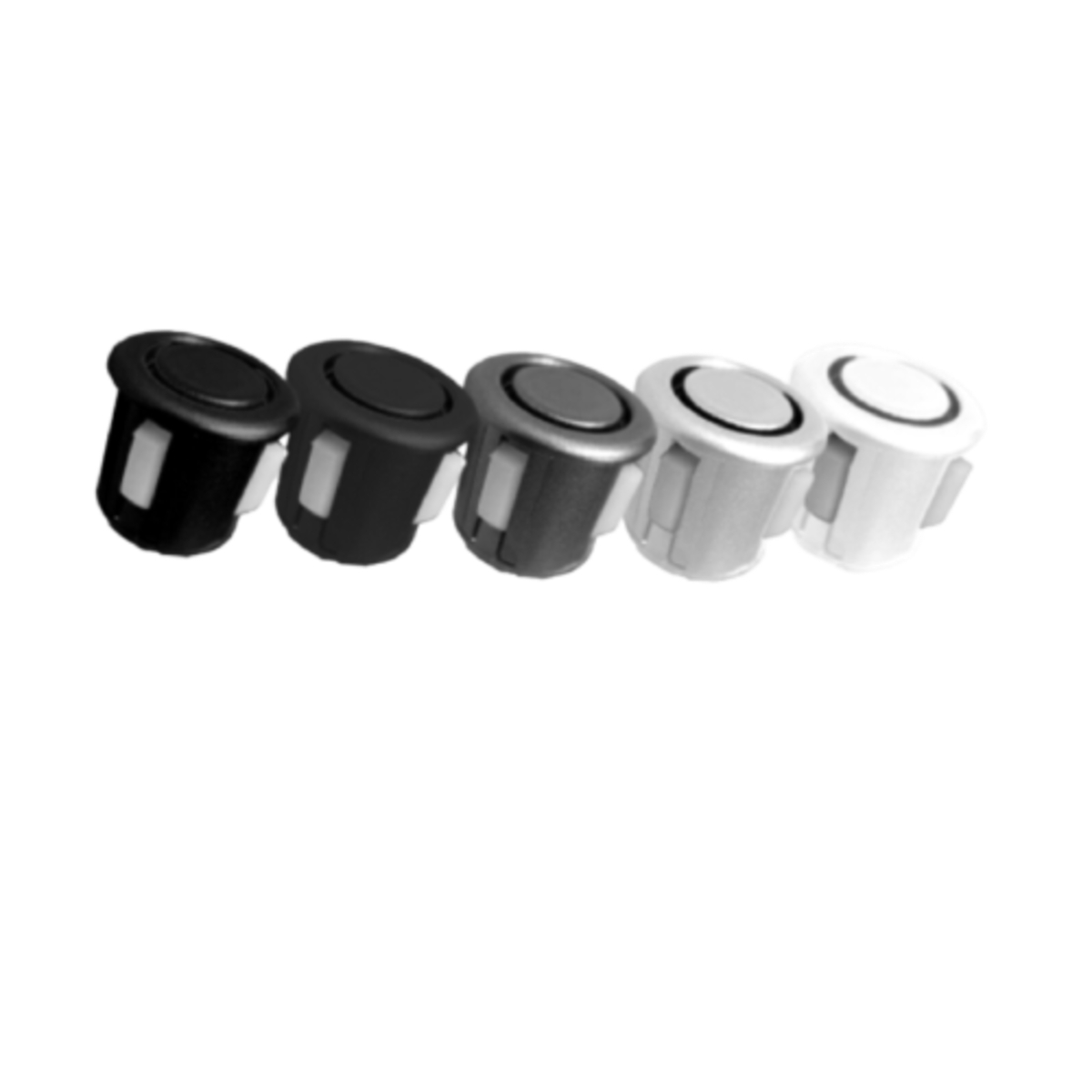 Sensor de Estacionamento Automotivo Carro Ajuste Automático 4 Sensores Roadstar - RS204BR Cinza MI