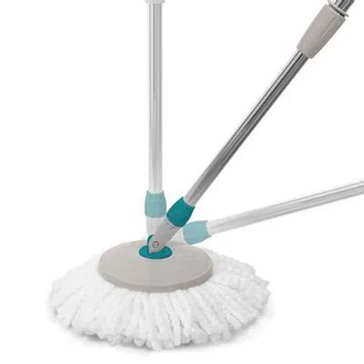 Mop Giratório 12L com Centrifuga Com 1 Refil Microfibras Alças Flexíveis Alça para Transporte Multilaser HO059