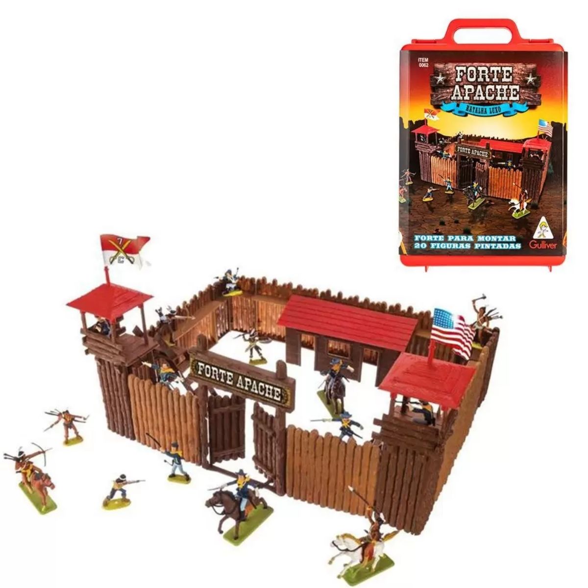 Brinquedo Forte Apache Batalha de Luxo Gulliver - 0062