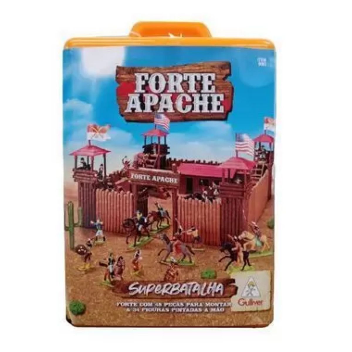 Brinquedo Forte Apache Super Batalha Pintados Gulliver - 0063