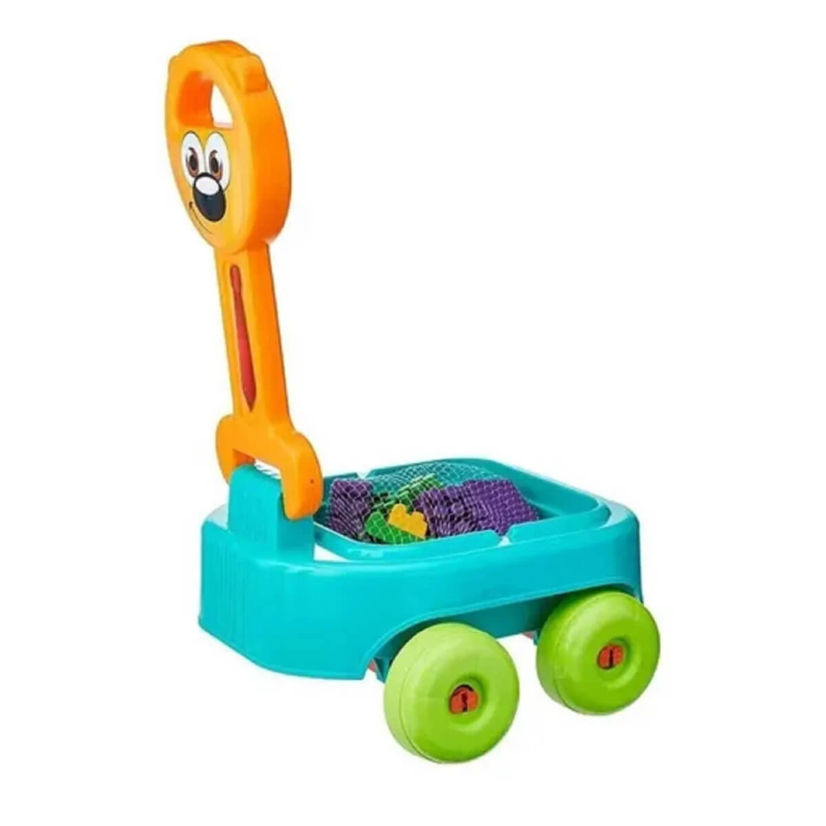 Brinquedo de Montar Carrinho De Puxar Urso Gulliver - 5031