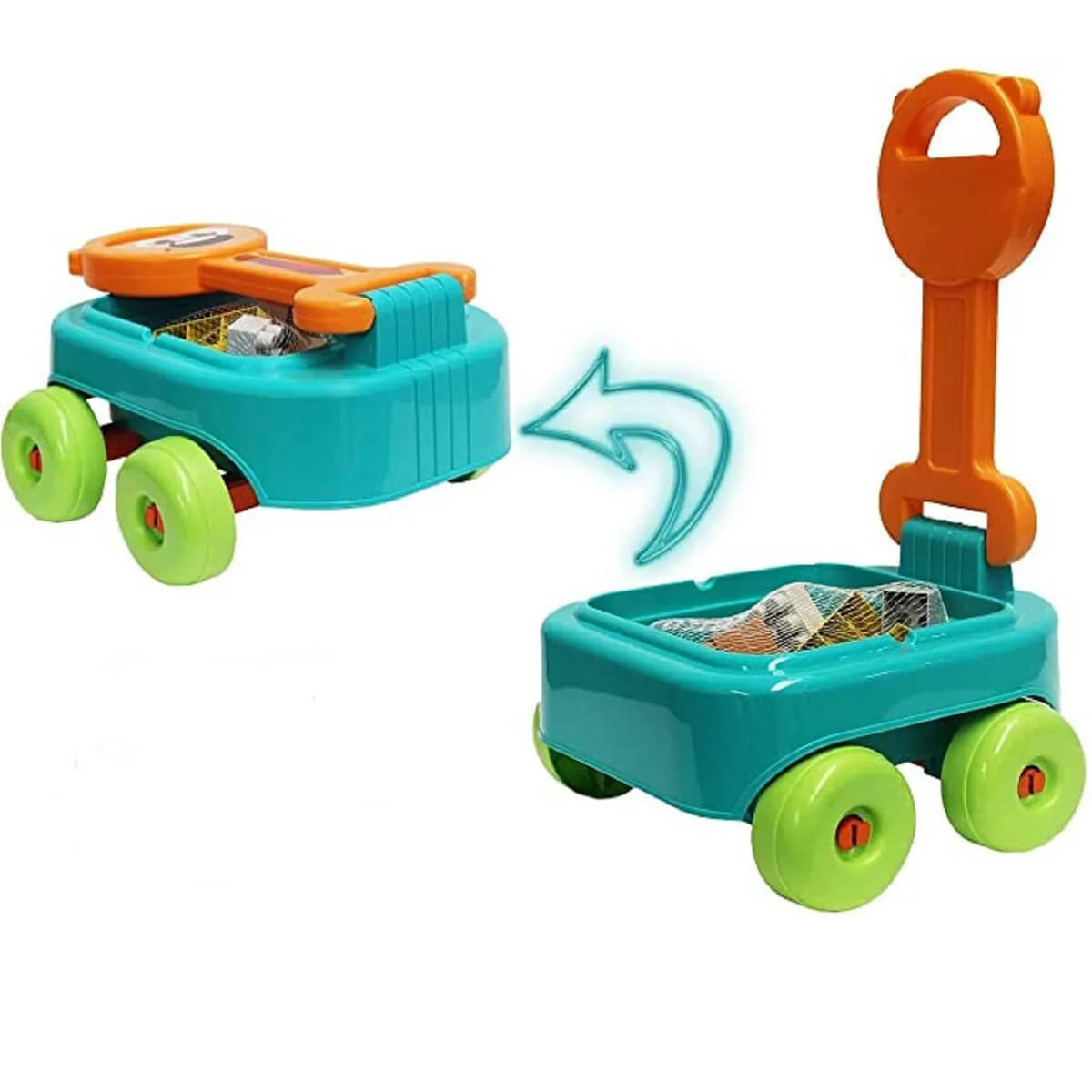 Brinquedo de Montar Carrinho De Puxar Urso Gulliver - 5031