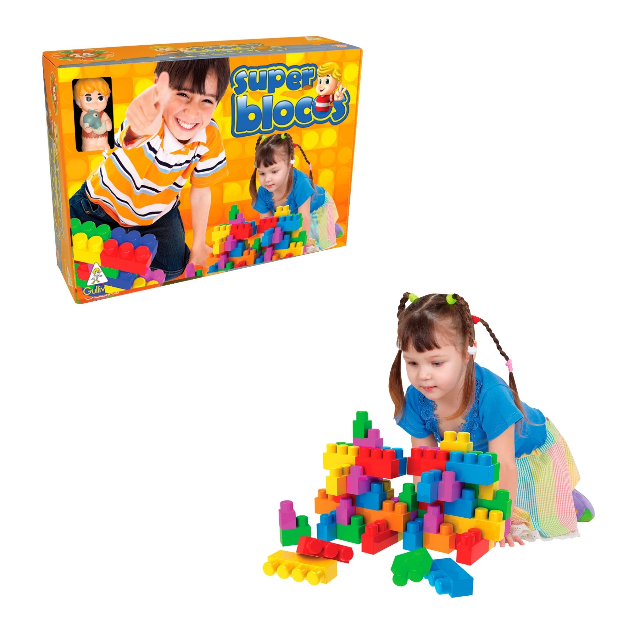 Super Brinquedo de Montar 48 Peças Gulliver - 5073