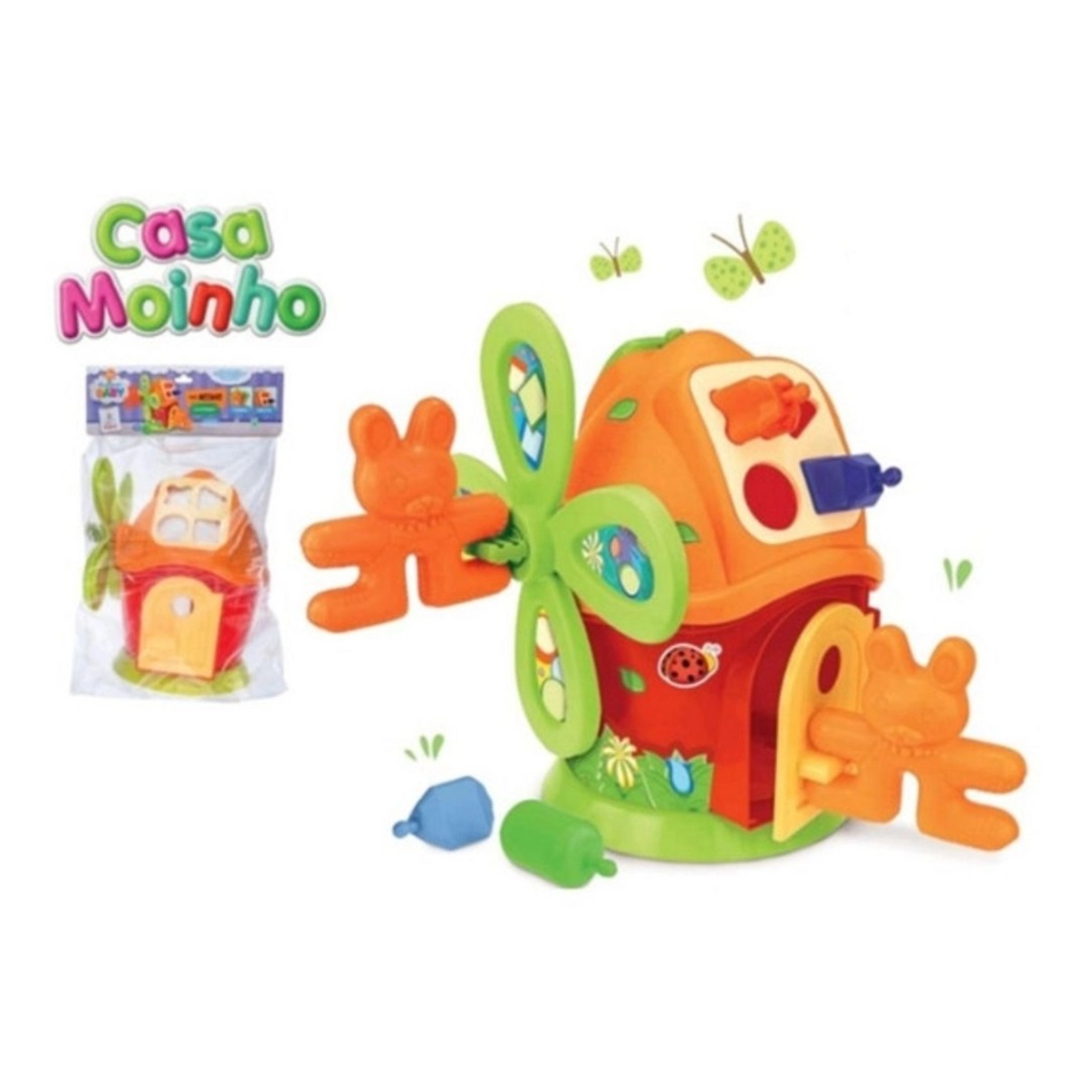 Casa Moinho de Atividades Com Peças de Encaixe Gulliver - 5139