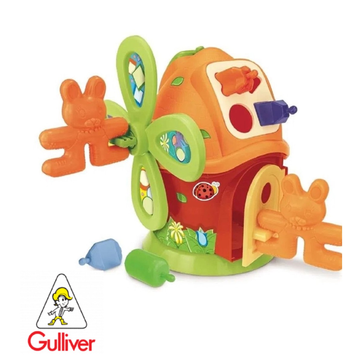 Casa Moinho de Atividades Com Peças de Encaixe Gulliver - 5139