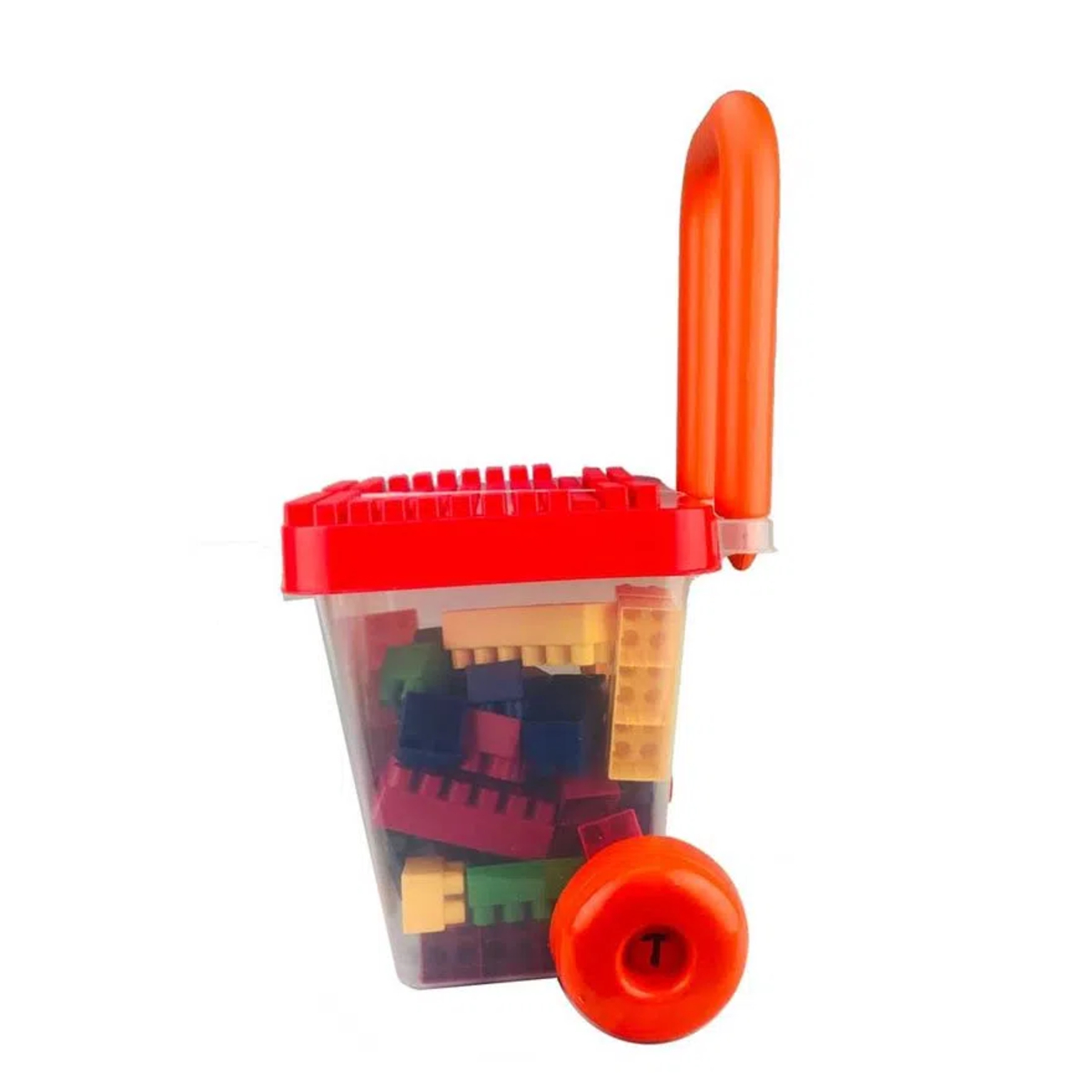 Brinquedo de Montar Balde Carrinho de Puxar C/ 50 Peças Gulliver - 5032