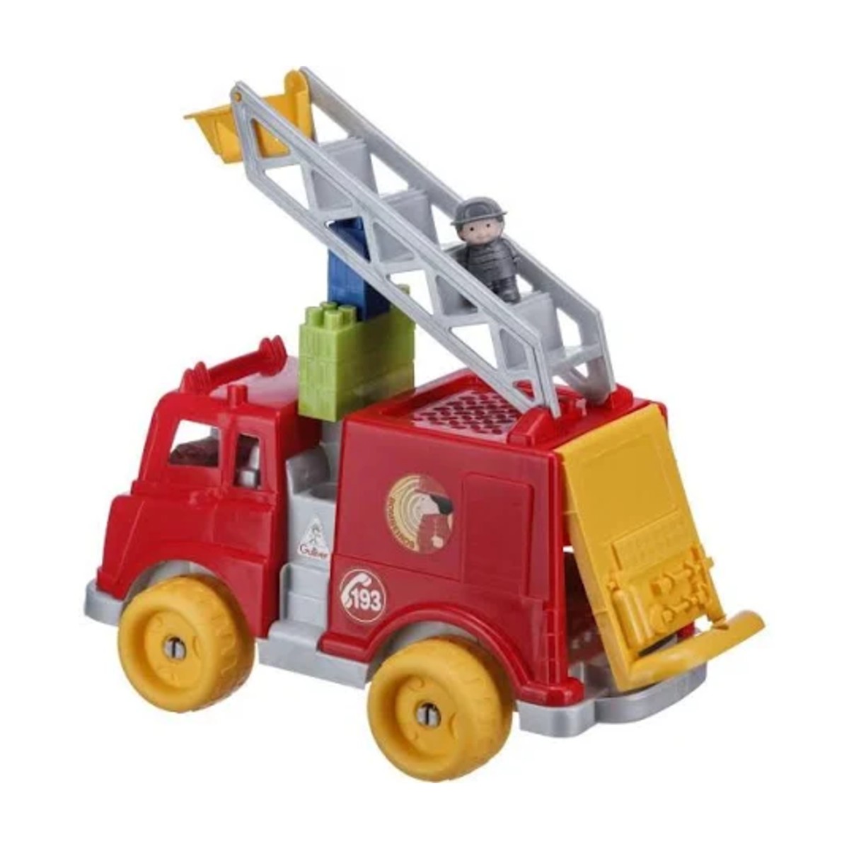 Brinquedo de Montar Caminhão de Bombeiro Gulliver - 5038