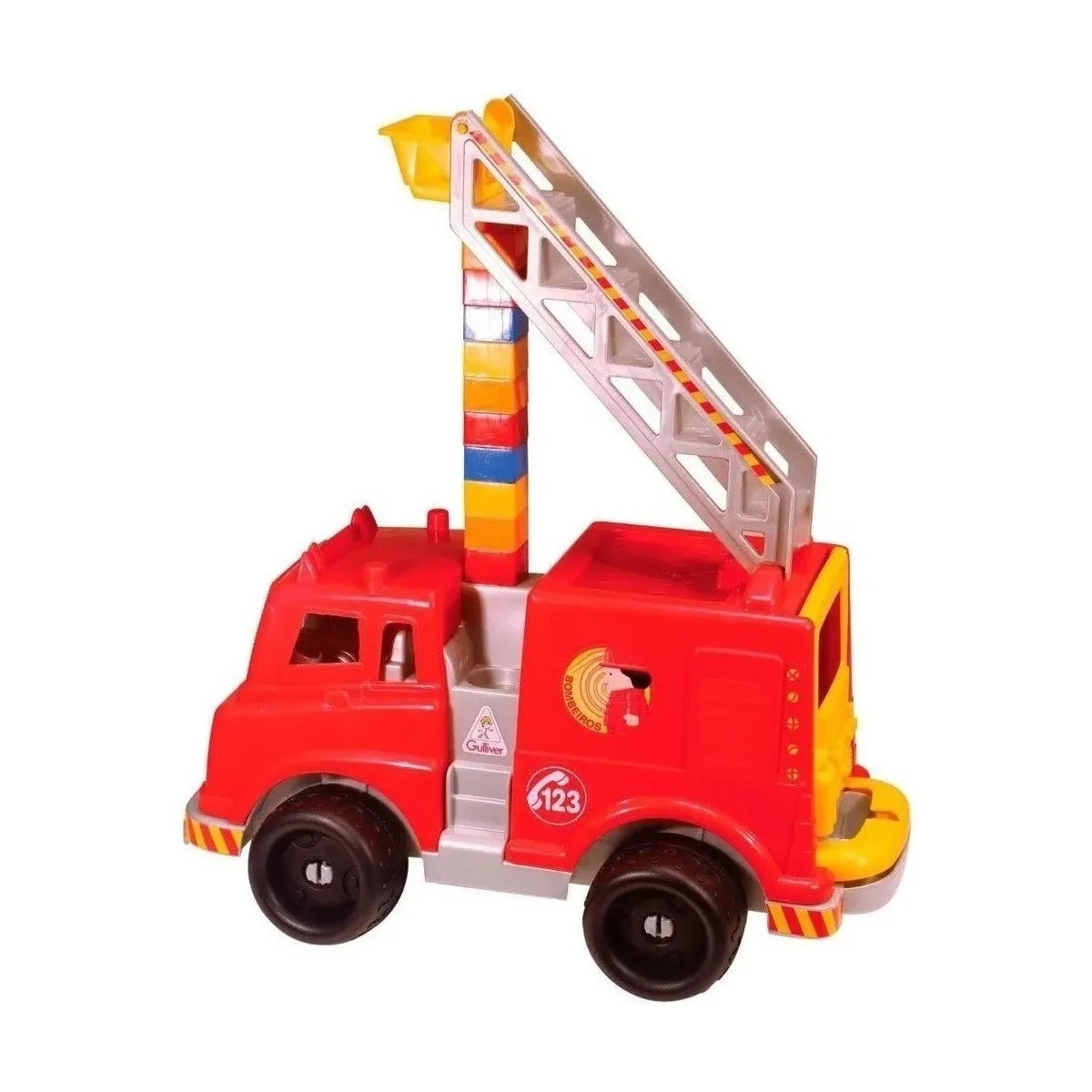 Brinquedo de Montar Caminhão de Bombeiro Gulliver - 5038