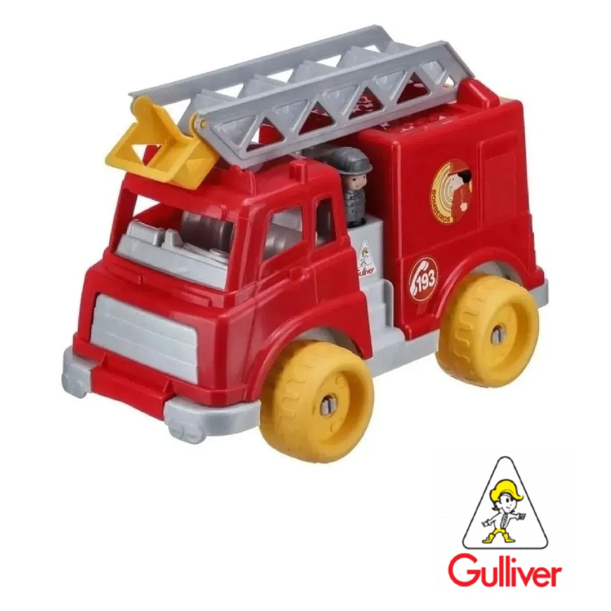 Brinquedo de Montar Caminhão de Bombeiro Gulliver - 5038