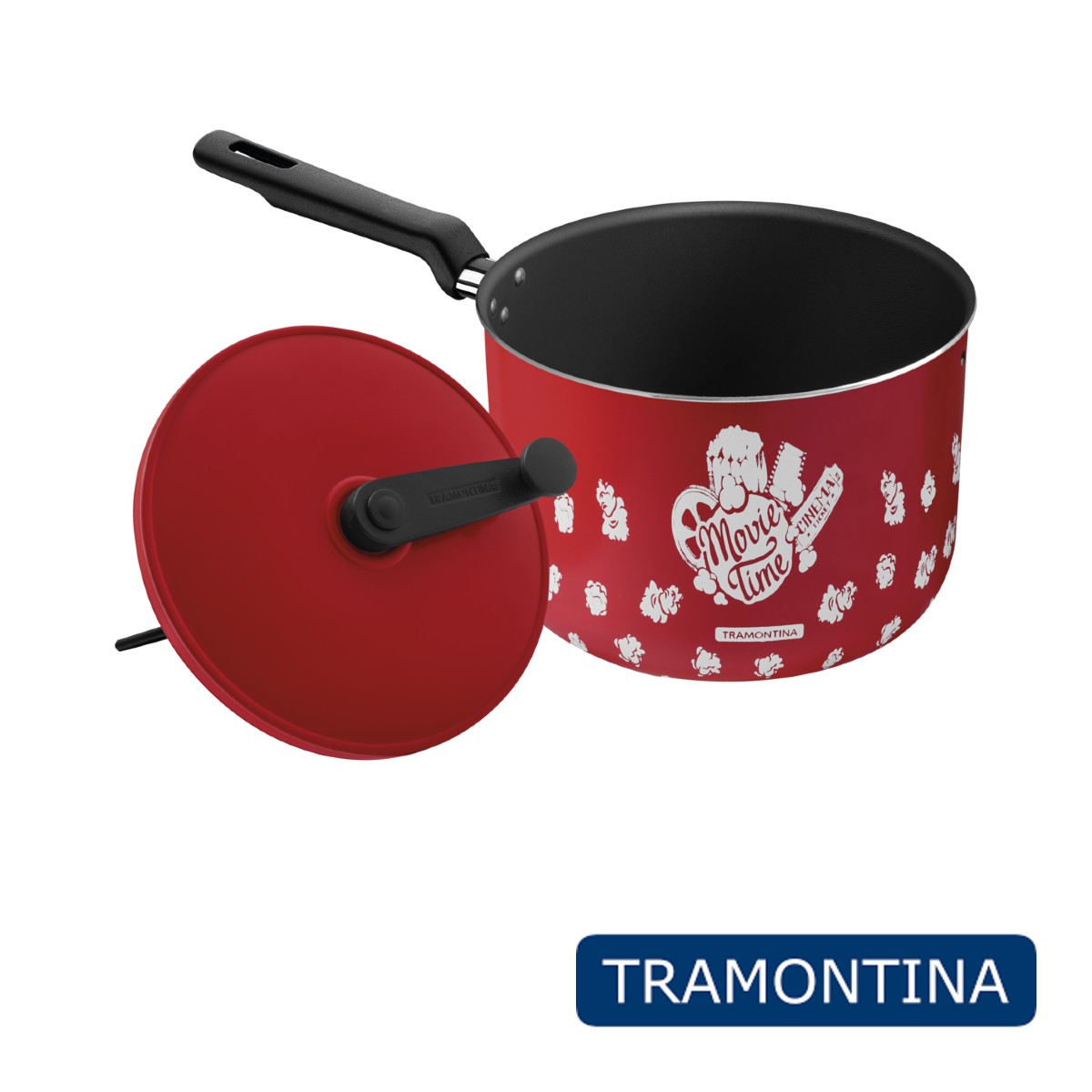 Pipoqueira Tramontina Loreto em Alumínio Antiaderente 3,5 L Vermelha - 27817024
