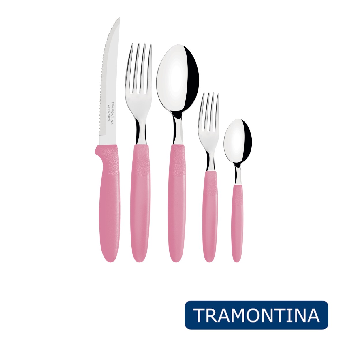 Faqueiro Ipanema 30 Peças com Lâmina de Aço Inox Rosa Tramontina - 23398488
