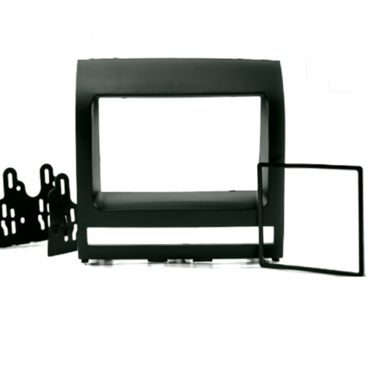 Kit de Instalação Multimídia Fiat Idea/Palio/Siena/Strada 2002-2011 2 Din Preto Expex -EKTFT001