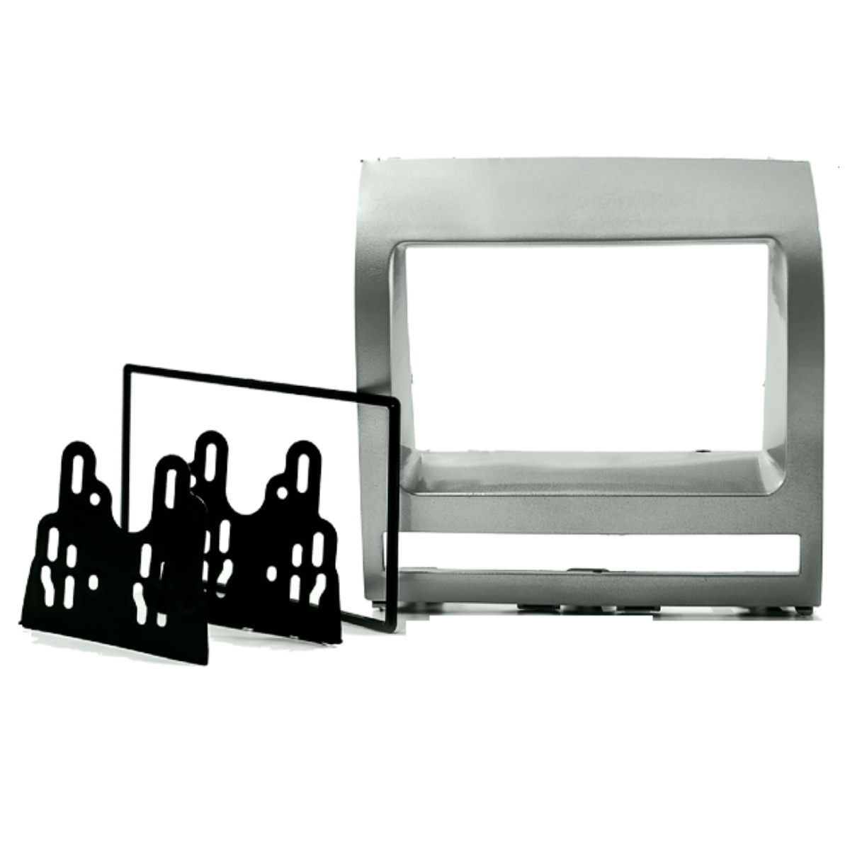 Kit de Instalação Multimídia Fiat Idea/Palio/Siena/Strada 2002-2011 2 Din Prata Expex -EKTFT002