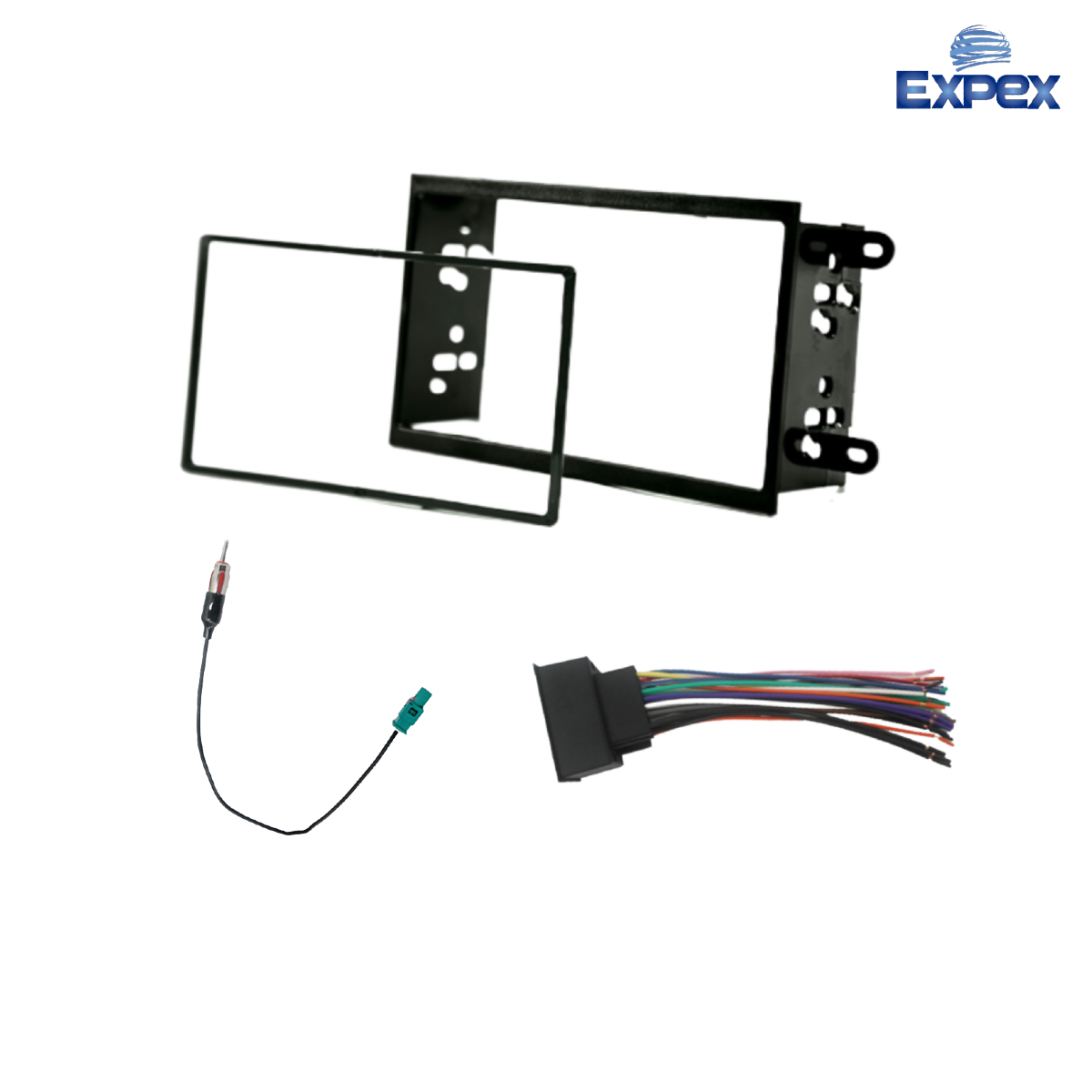 Kit de Instalação Multimídia Chevrolet Cobalt/Onix/Prisma/Spin 2013-2017 2 Din Expex-EKTGM001