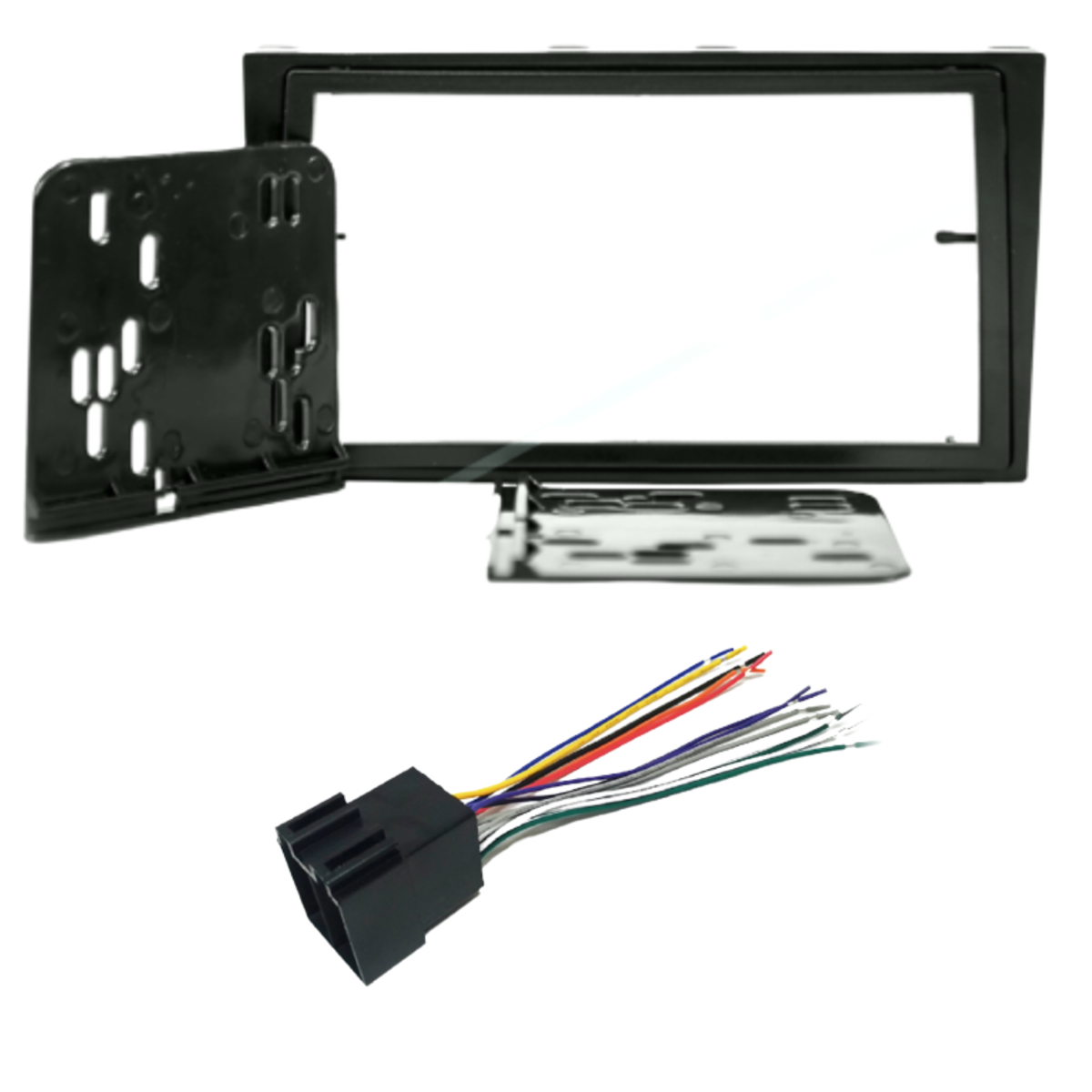 Kit de Instalação Multimídia Chevrolet Corsa/Meriva/Montana/Vectra 2 Din Preto Expex - EKTGM002