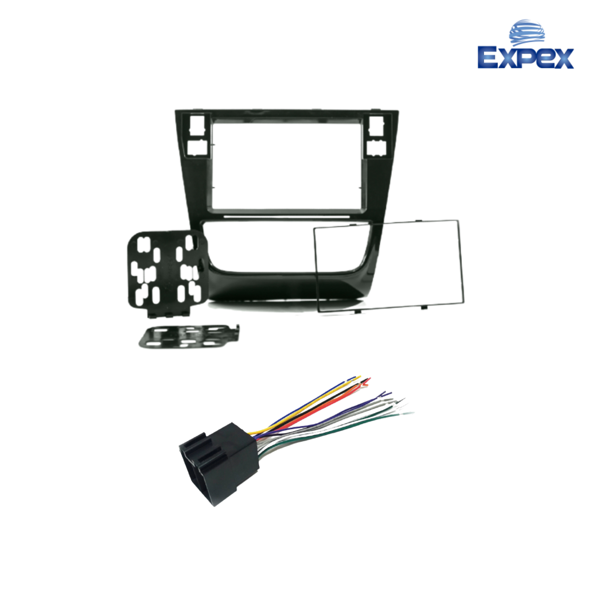 Kit de Instalação Multimídia Volkswagen Gol G6 2013 em diante 2 Din Black Piano Expex - EKTVW003