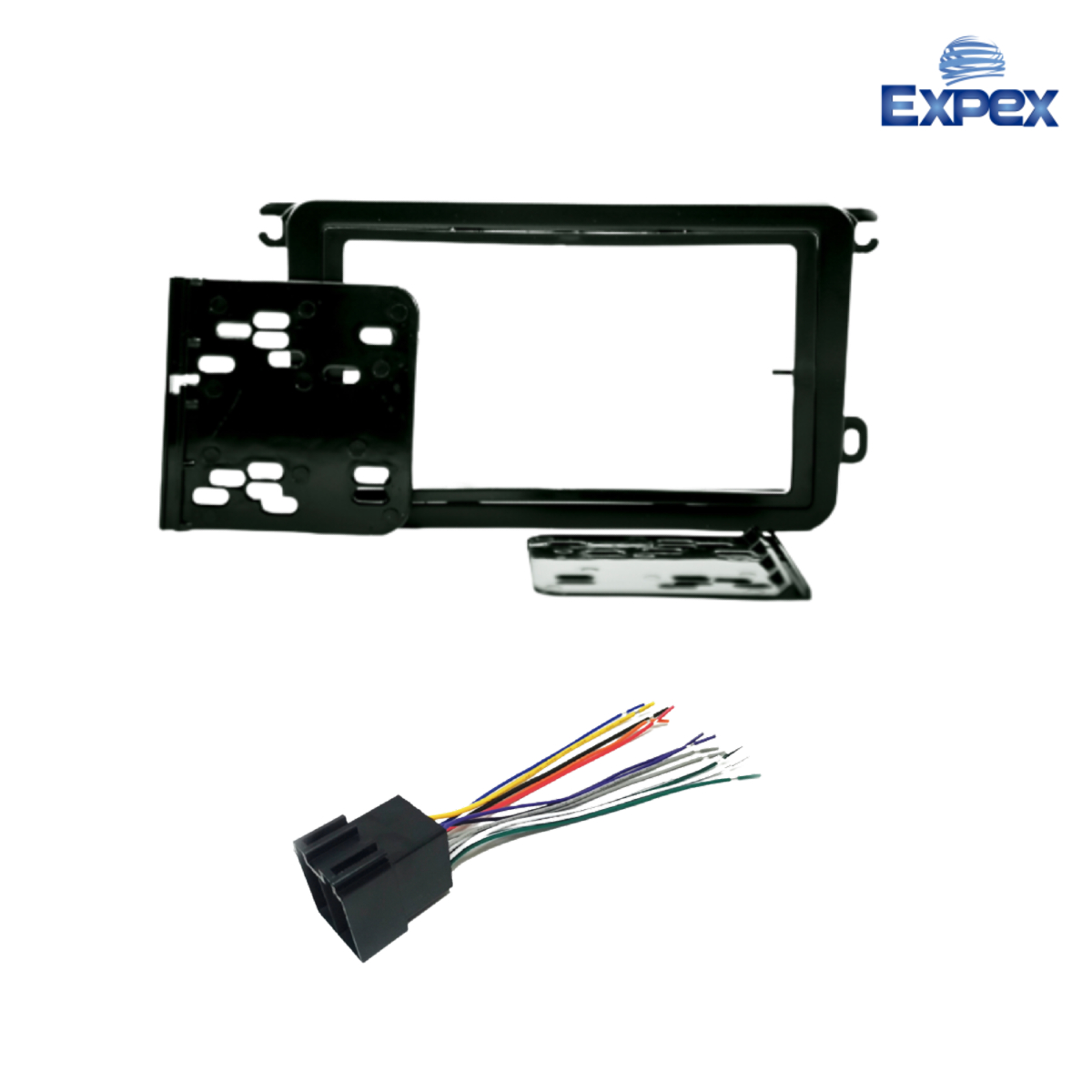 Kit de Instalação Multimídia Volkswagen Gol G7/Saveiro/Voyage 2016+ 2 Din Expex - EKTVW004