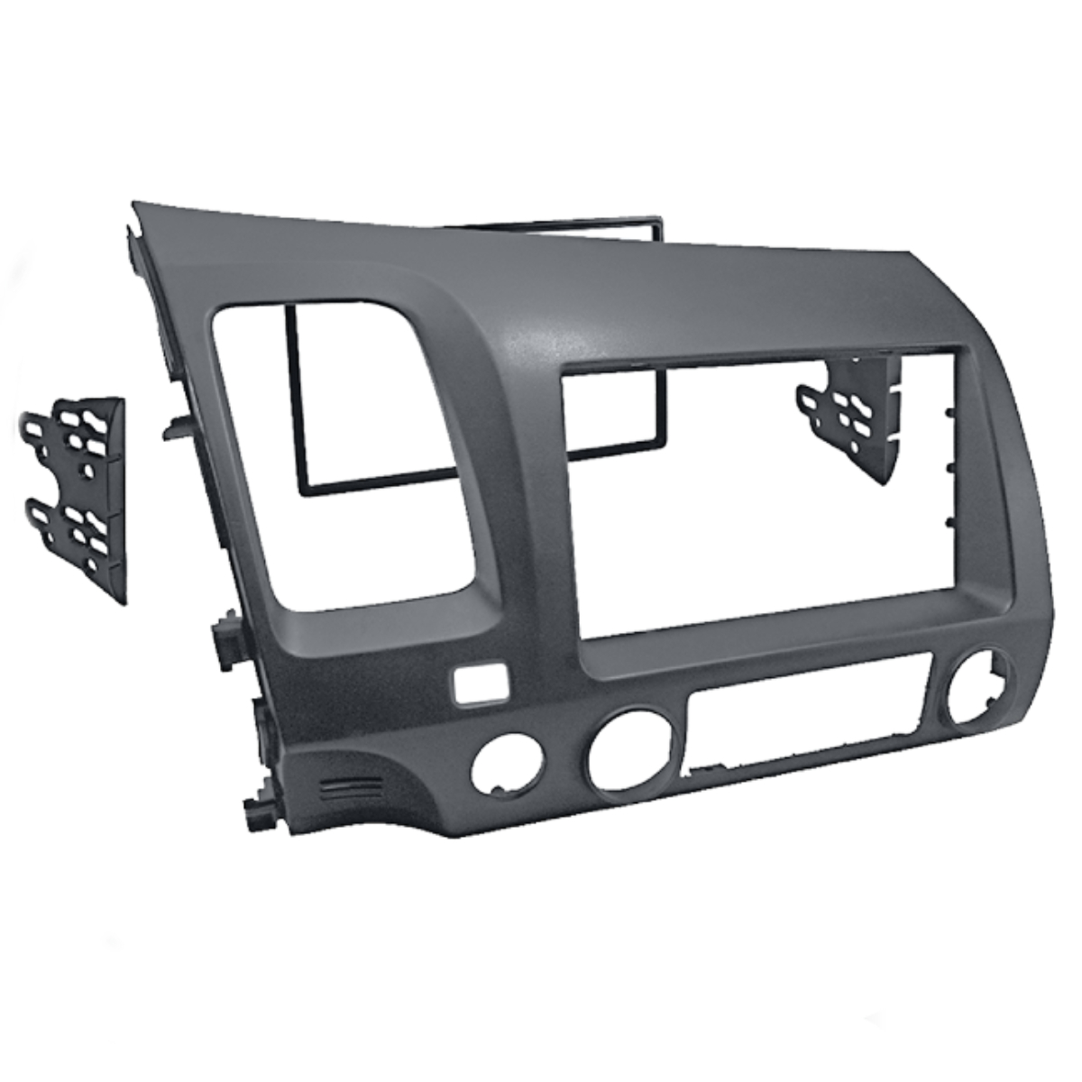 Kit de Instalação Multimídia Honda New Civic 2007 até 2011 2 Din Grafite Expex - EKTHO001