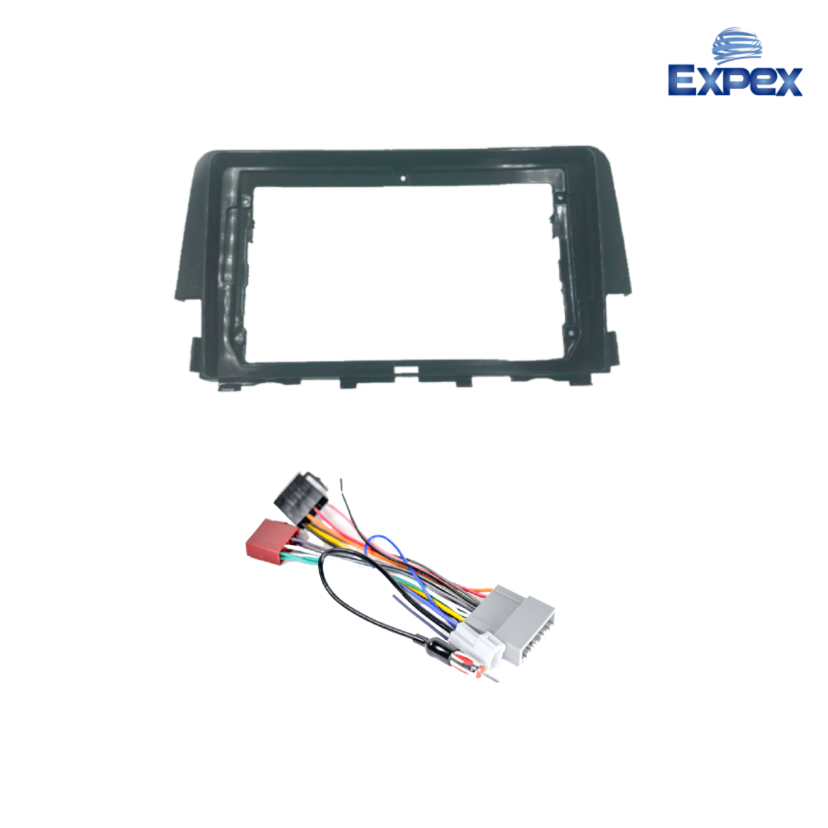 Kit de Instalação Multimídia Honda Civic G-10 2017 em diante 9 Polegadas Black Expex - EKT9HO003