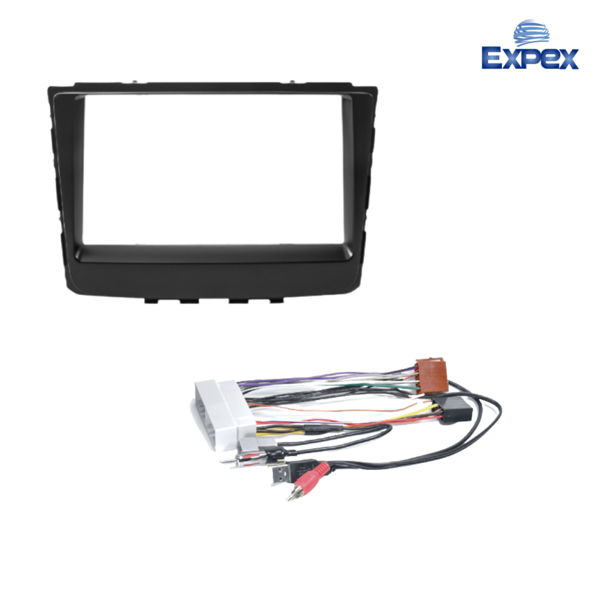 Kit de Instalação Multimídia Hyundai Creta 2017 em diante 2DIN Preto Expex - EKTHY002