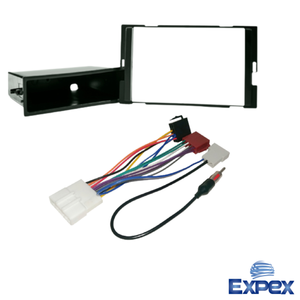 Kit de Moldura e Chicotes Multimídia Nissan March 2014-2016 Versa e Sentra 2014-2019 JP/CH-EKTNS003