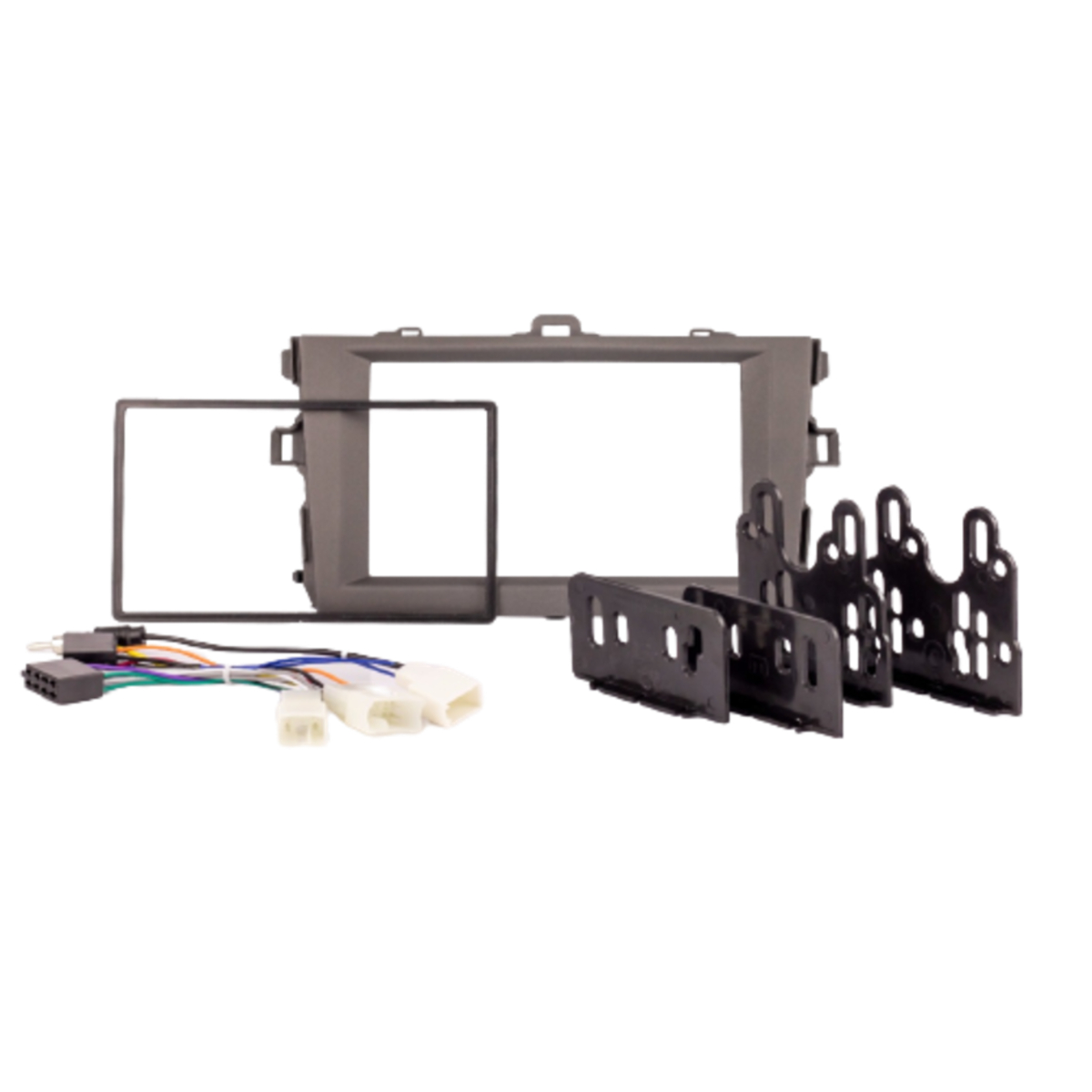 Kit de Instalação Multimídia Toyota Corolla 2008 até 2013 2 Din Grafite Expex - EKTTO004
