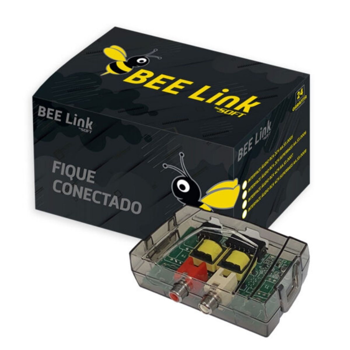 Conversor de Fio para RCA 2 Canais Bee Link Soft AA.53.0005