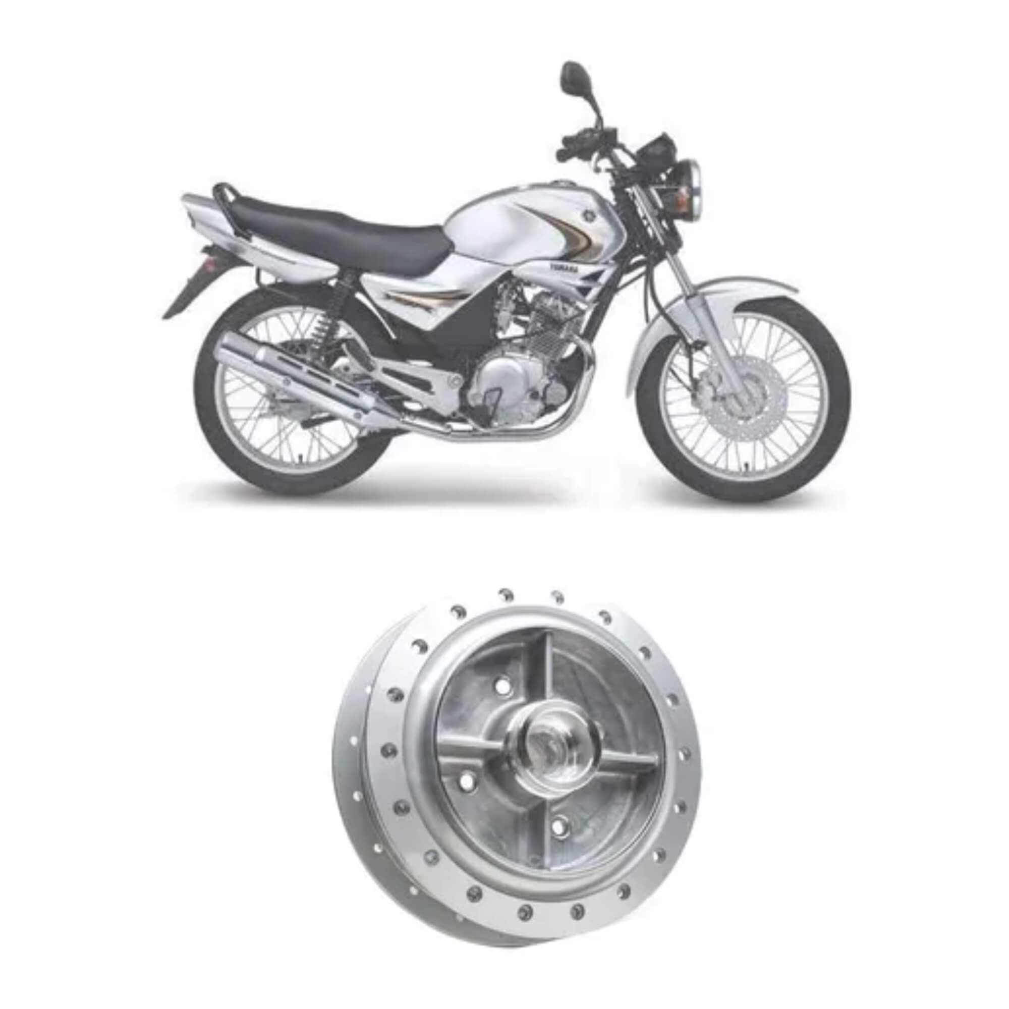 Cubo Roda Traseiro 0012-cb Ybr 125 2000 Cobreq - U0000120000