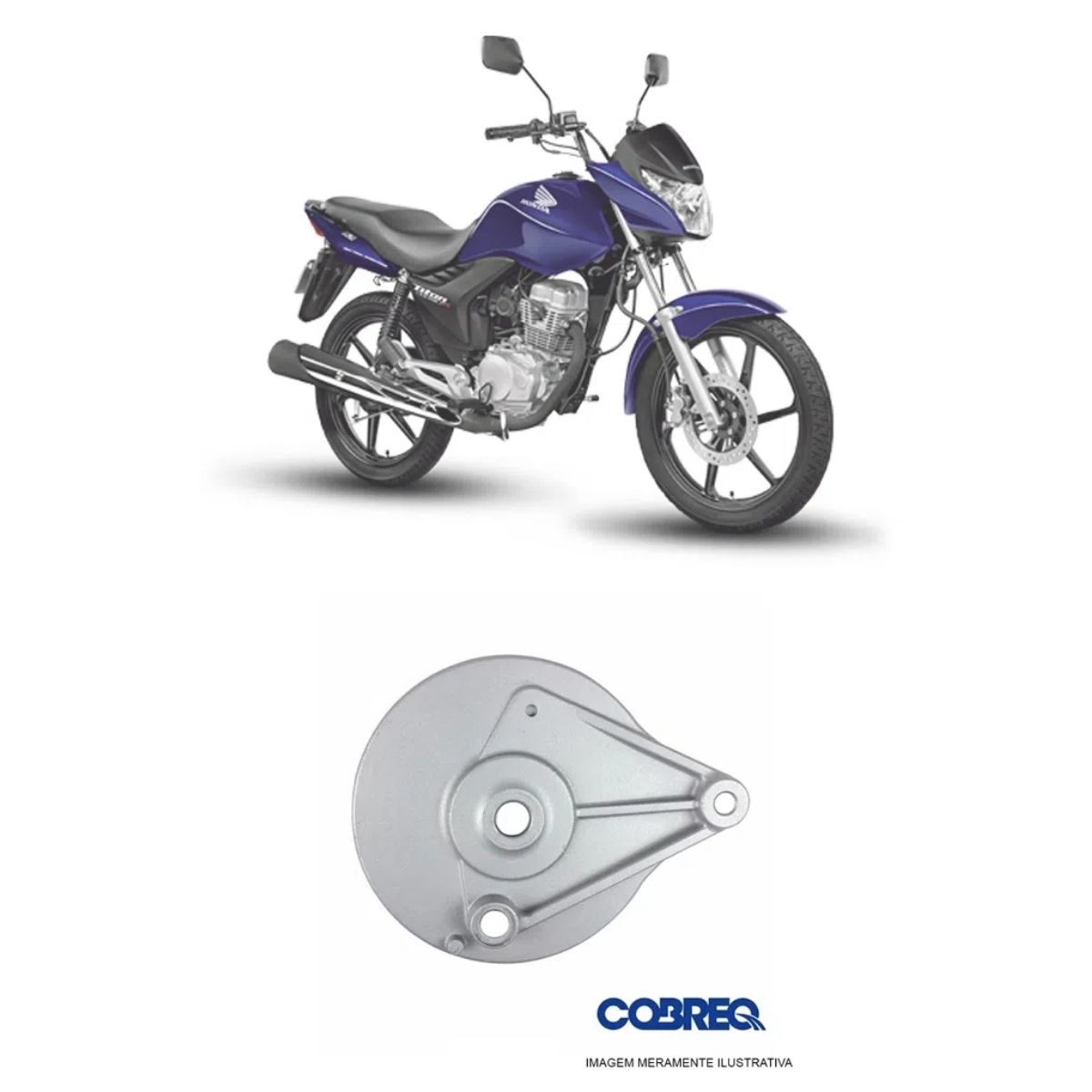 Espelho Freio Dianteiro Cobreq CG 150 Titan 2010 até 2015 0016-EP E0000160000