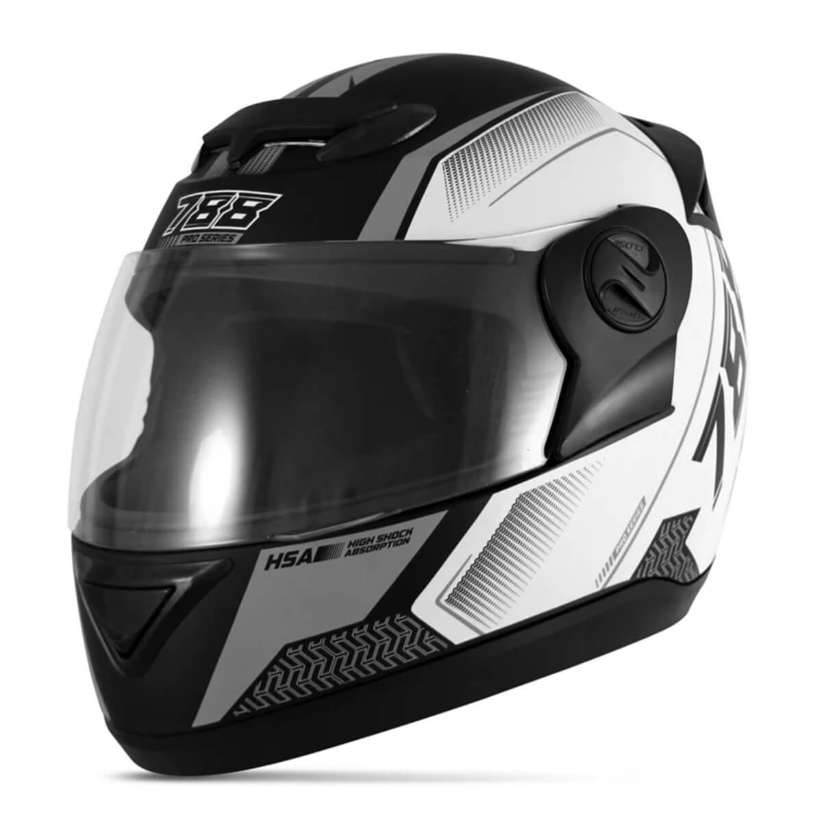 Capacete Moto Fechado Evolution 788 G6 Pro Series Grafite Tamanho 56 ABS CAP-643GR Pro Tork