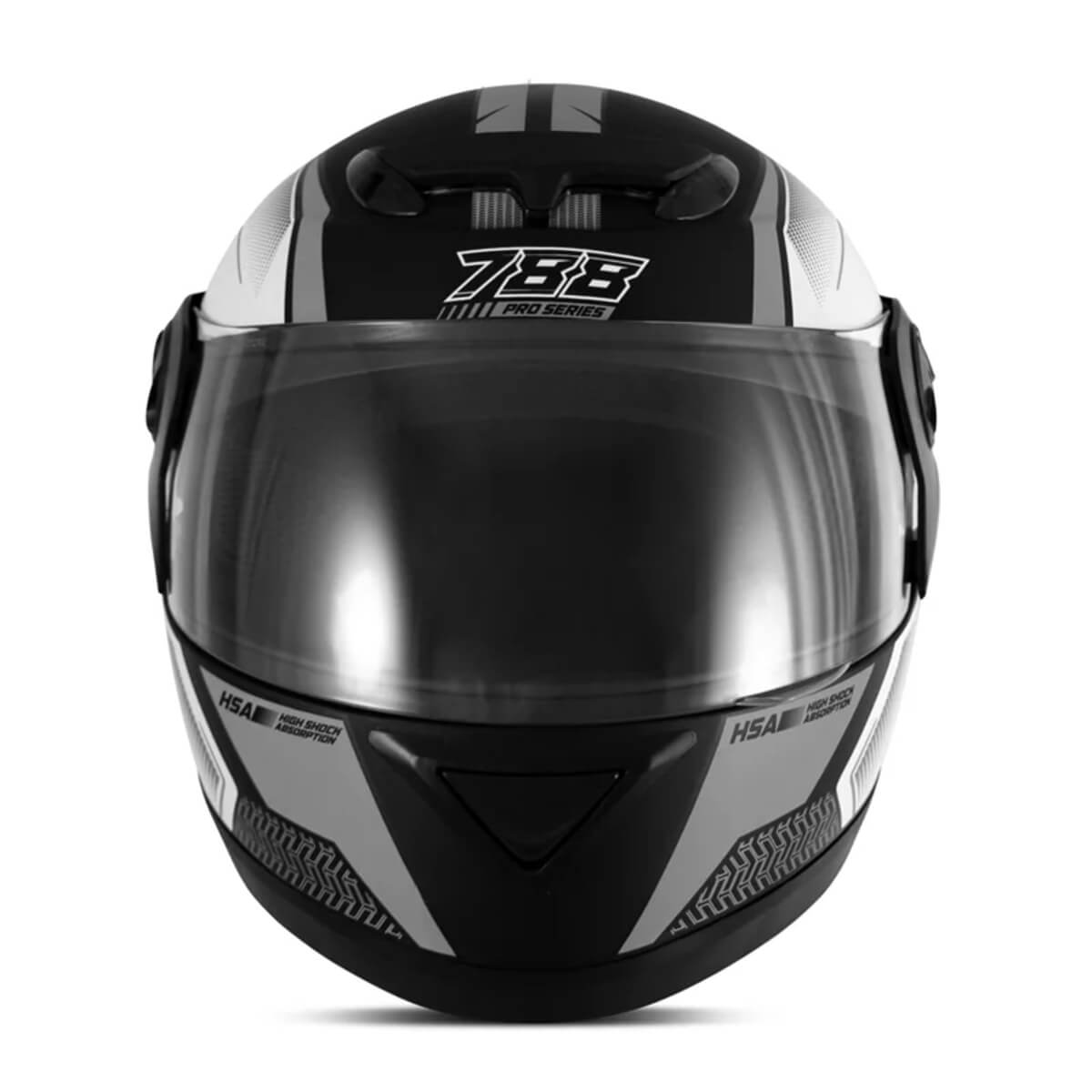 Capacete Moto Fechado Evolution 788 G6 Pro Series Grafite Tamanho 56 ABS CAP-643GR Pro Tork