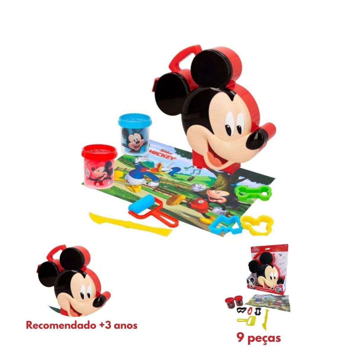 Maleta de Massinhas Mickey Multikids - BR1281