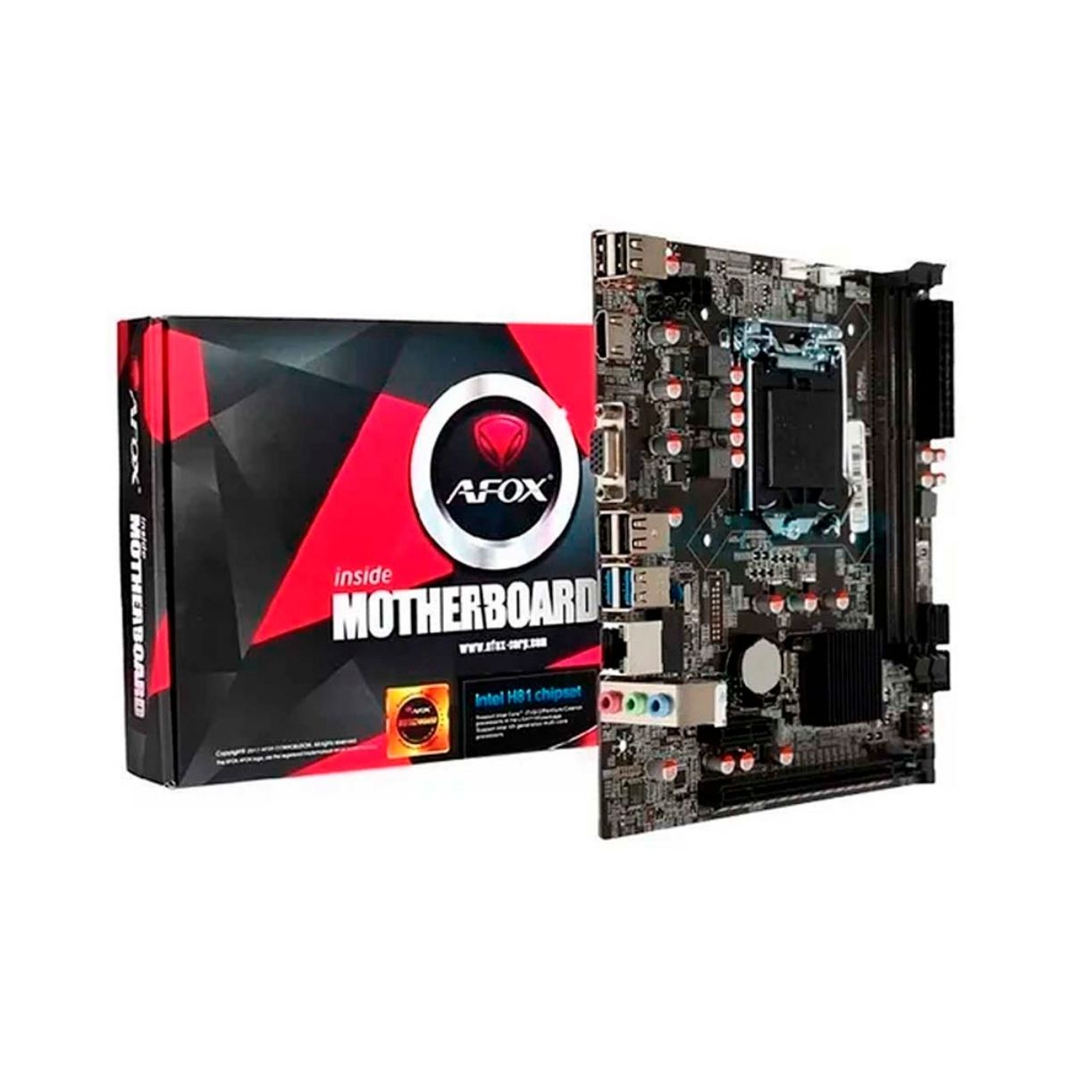 Placa Mãe Afox IH81-MA6-V2 Mini ATX 4ª Geração DDE3 Intel Chipset LGA 1150 - 022000637
