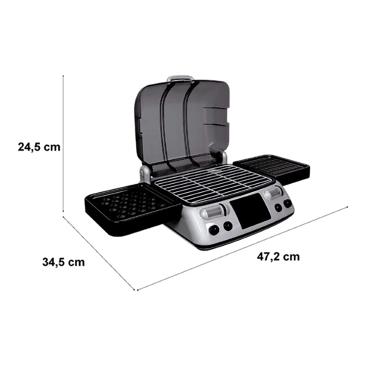 Kit Mini Chef Churrasqueira + Torradeira + Cafeteira Xalingo