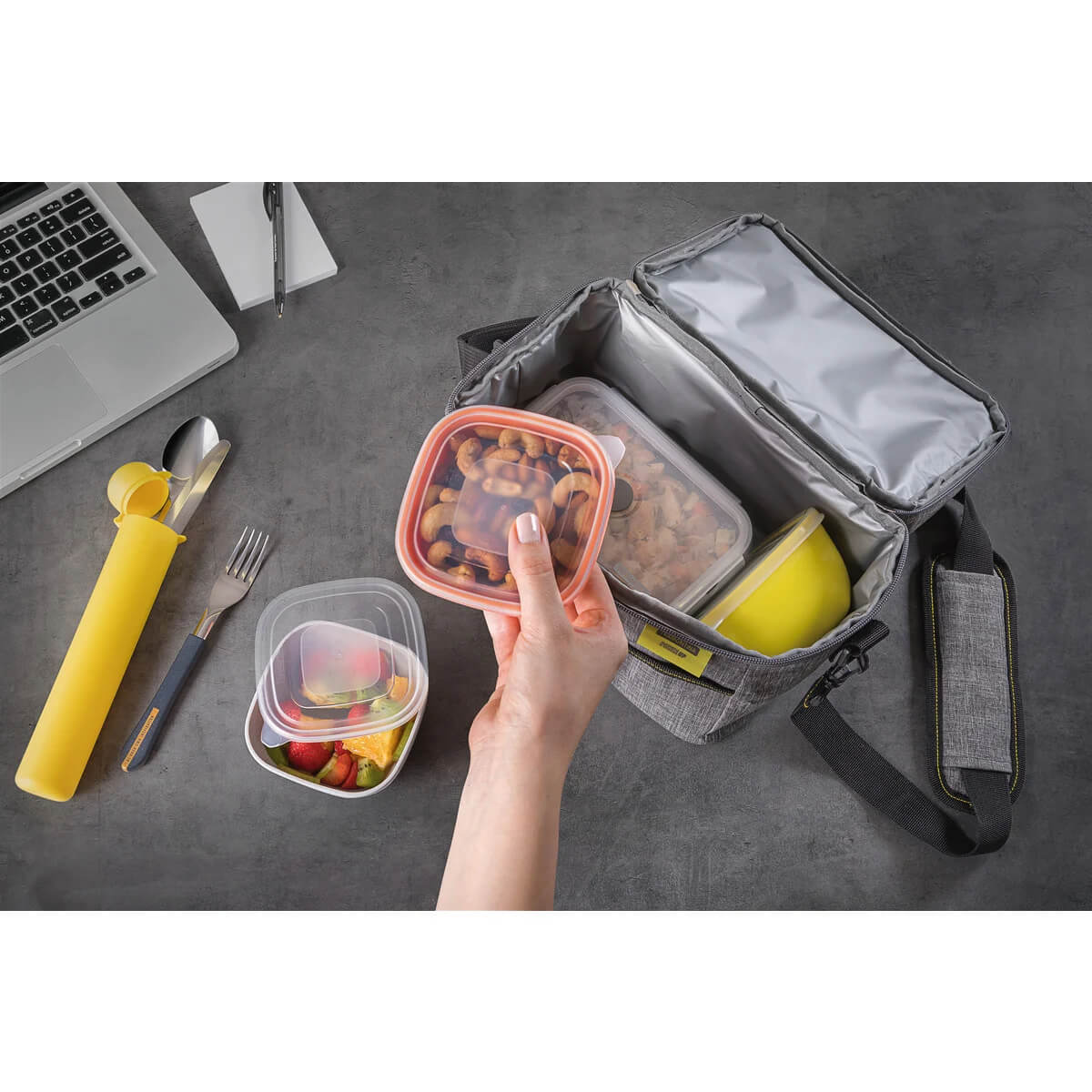 Kit Marmita com Bolsa Térmica Tramontina Power Up 9 Peças - 29899044
