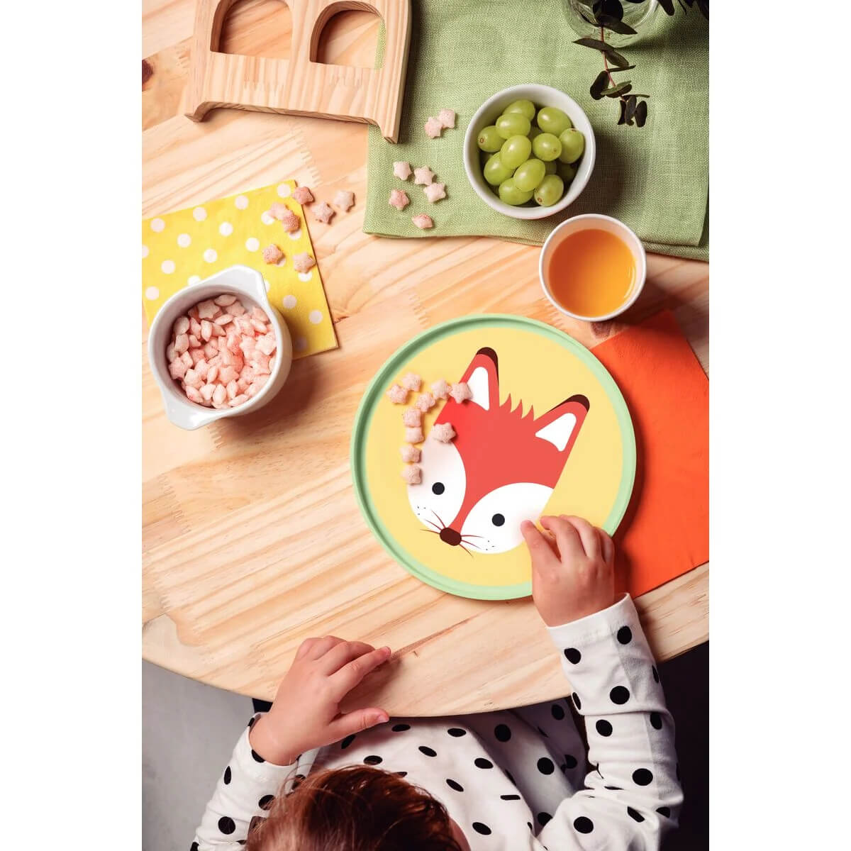Prato Infantil Tramontina Baby Friends em Polipropileno Verde - 23776120
