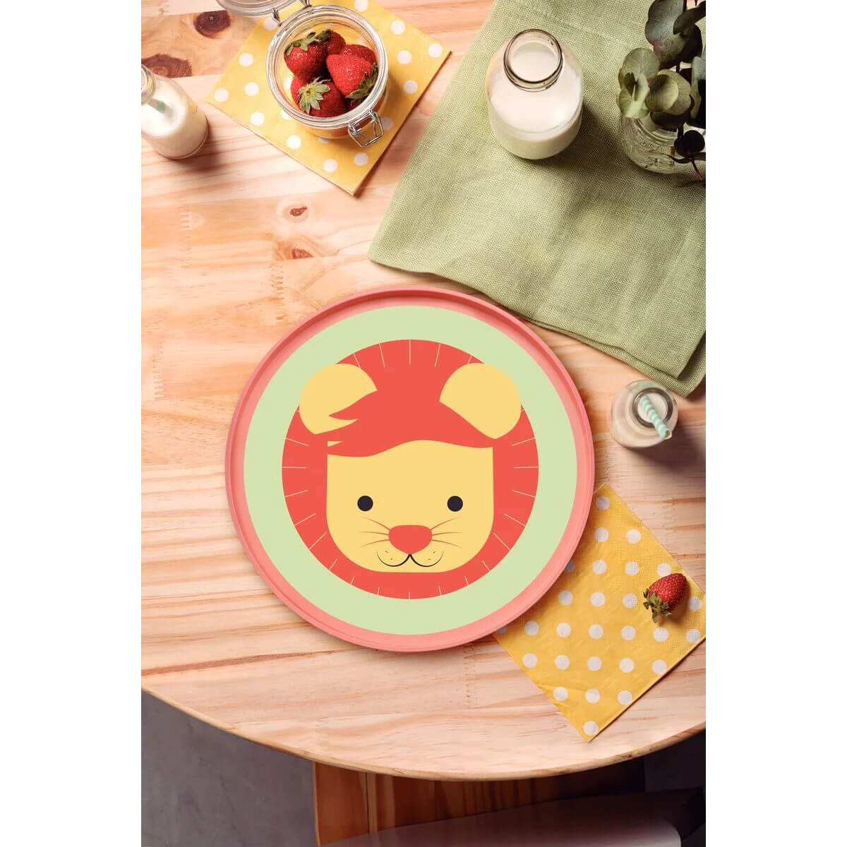 Prato Infantil Tramontina Baby Friends em Polipropileno Laranja - 23776130