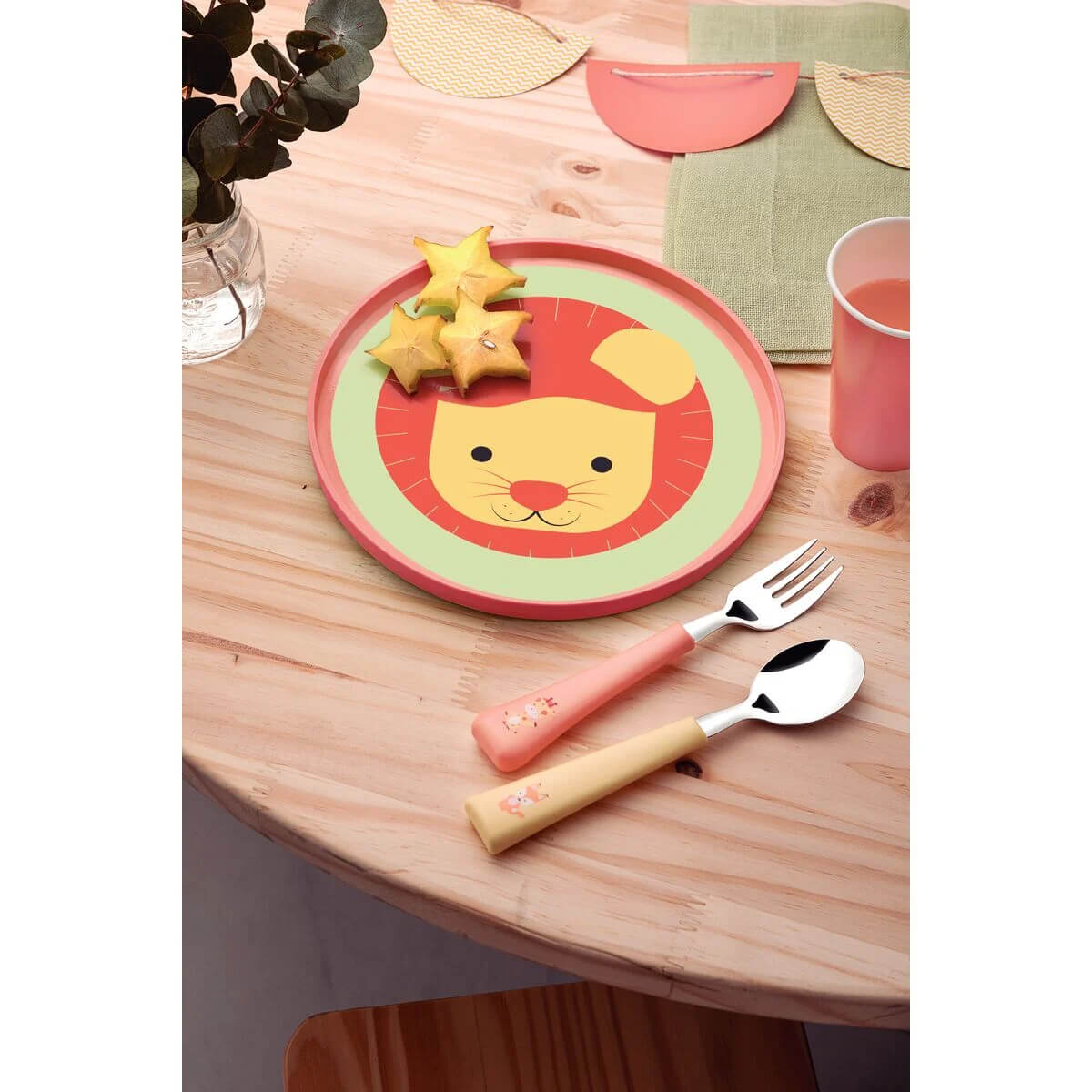 Jogo Infantil Tramontina Baby Friends Colorido 3 Peças - 23797907