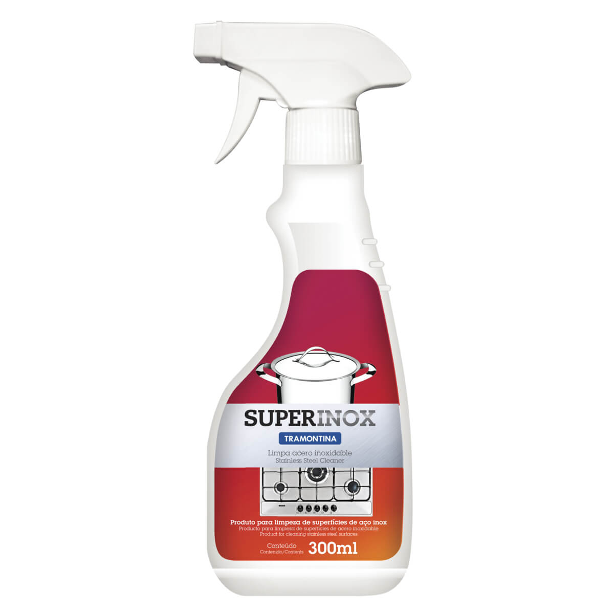 Spray para Polir e Remover Manchas em Aço Inox 300ml Tramontina - 60900050