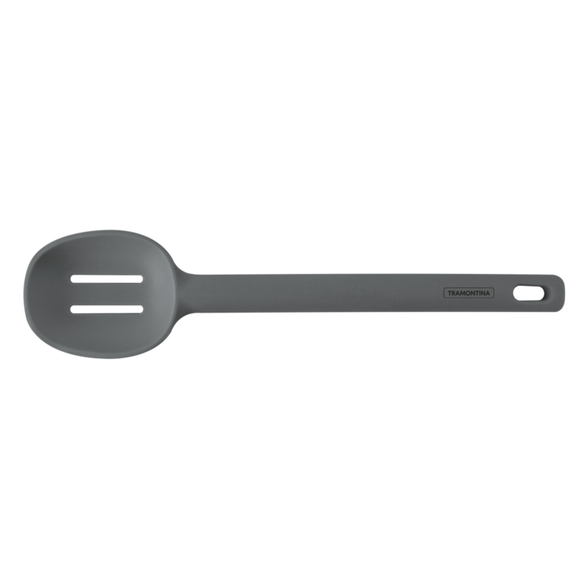 Colher de Servir Perfurada Molde em Silicone Cinza Tramontina - 25812160