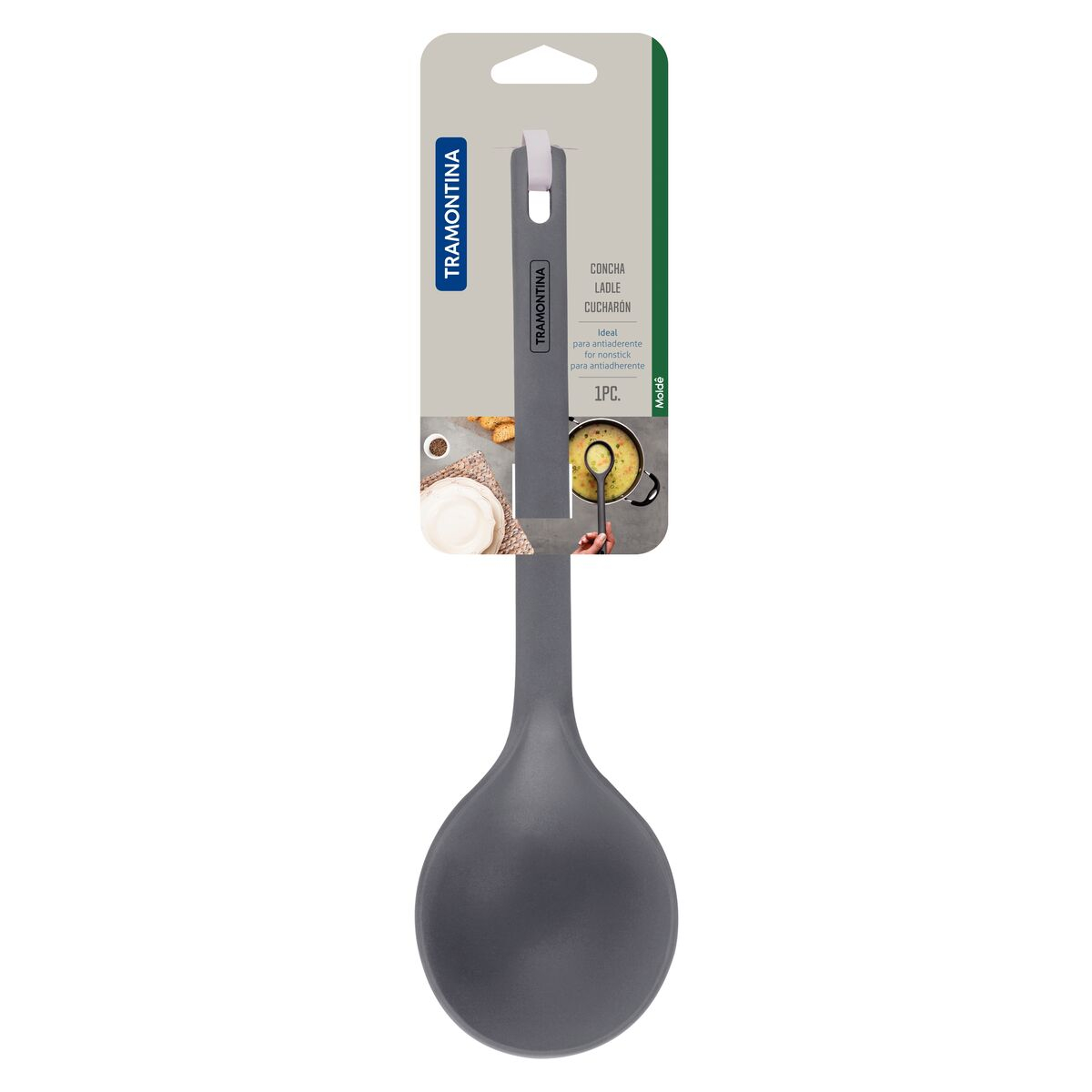Concha Molde em Silicone Cinza Tramontina - 25813160
