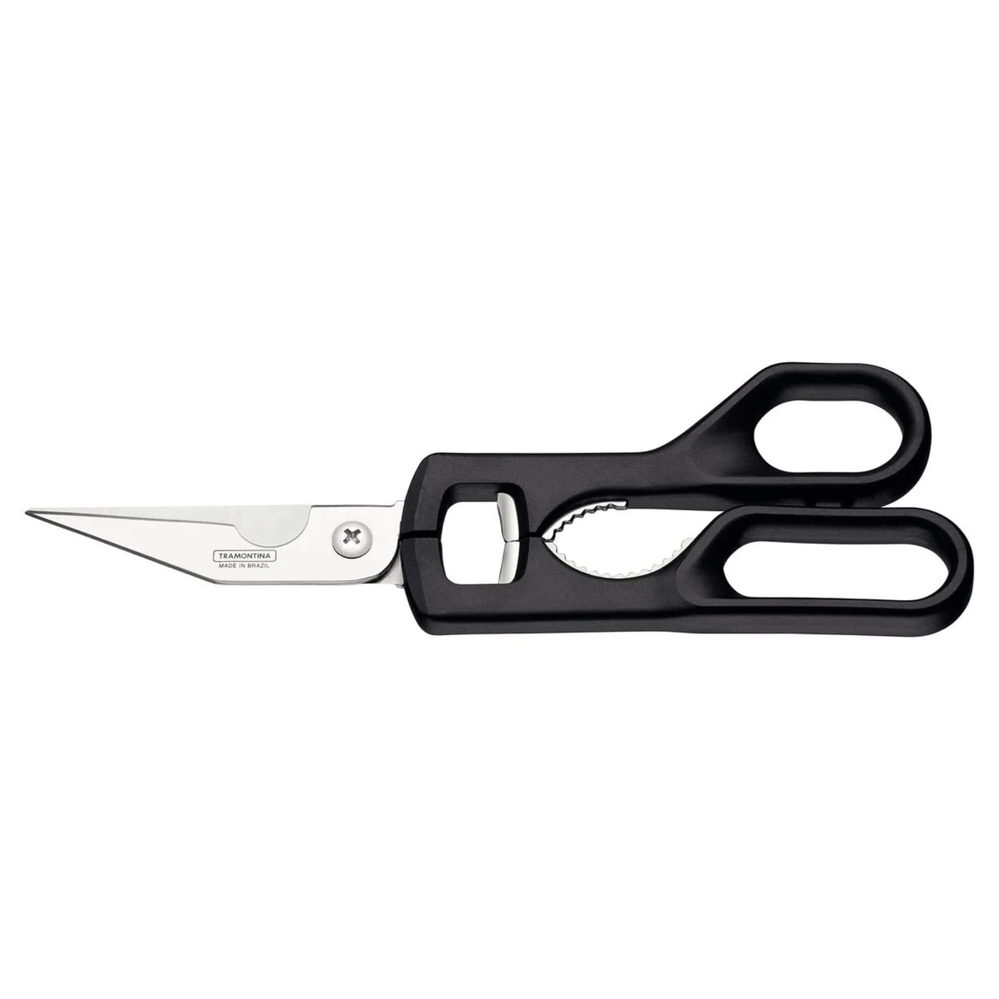 Tesoura Trinchante Supercort em Aço Inox e Cabo de Polipropileno Preto 9" Tramontina - 25920169