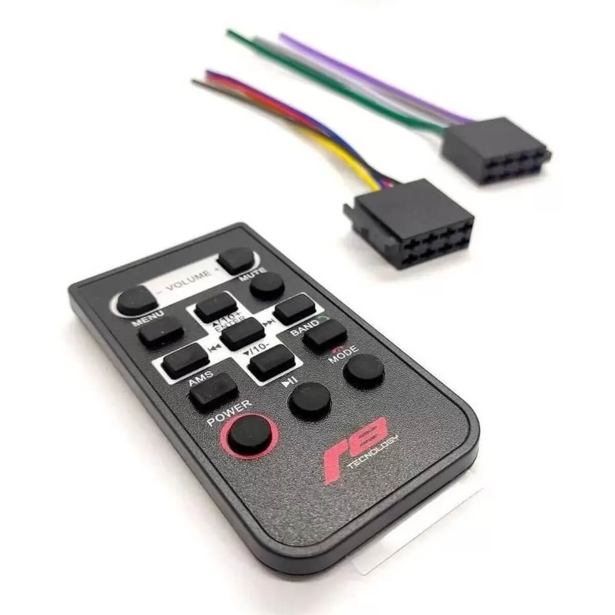 Som Automotivo Auto Radio JR8 com Suporte para Celular USB / SD / Bluetooth - 1020BT
