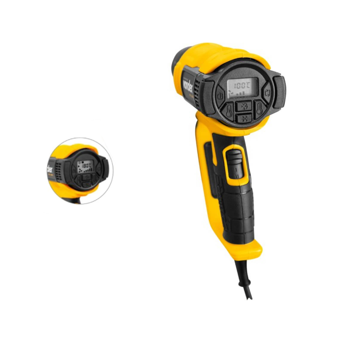 Soprador Térmico Digital STV 1800 220V 1.800W 2 Estágios Com Acessórios Vonder - 60.01.018.220