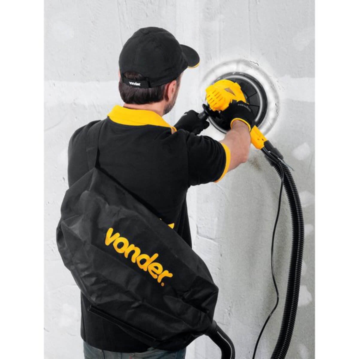 Lixadeira de Parede e Teto c/ Led 220V LPV750 Mangueira 2M Vonder - 60.01.750.220