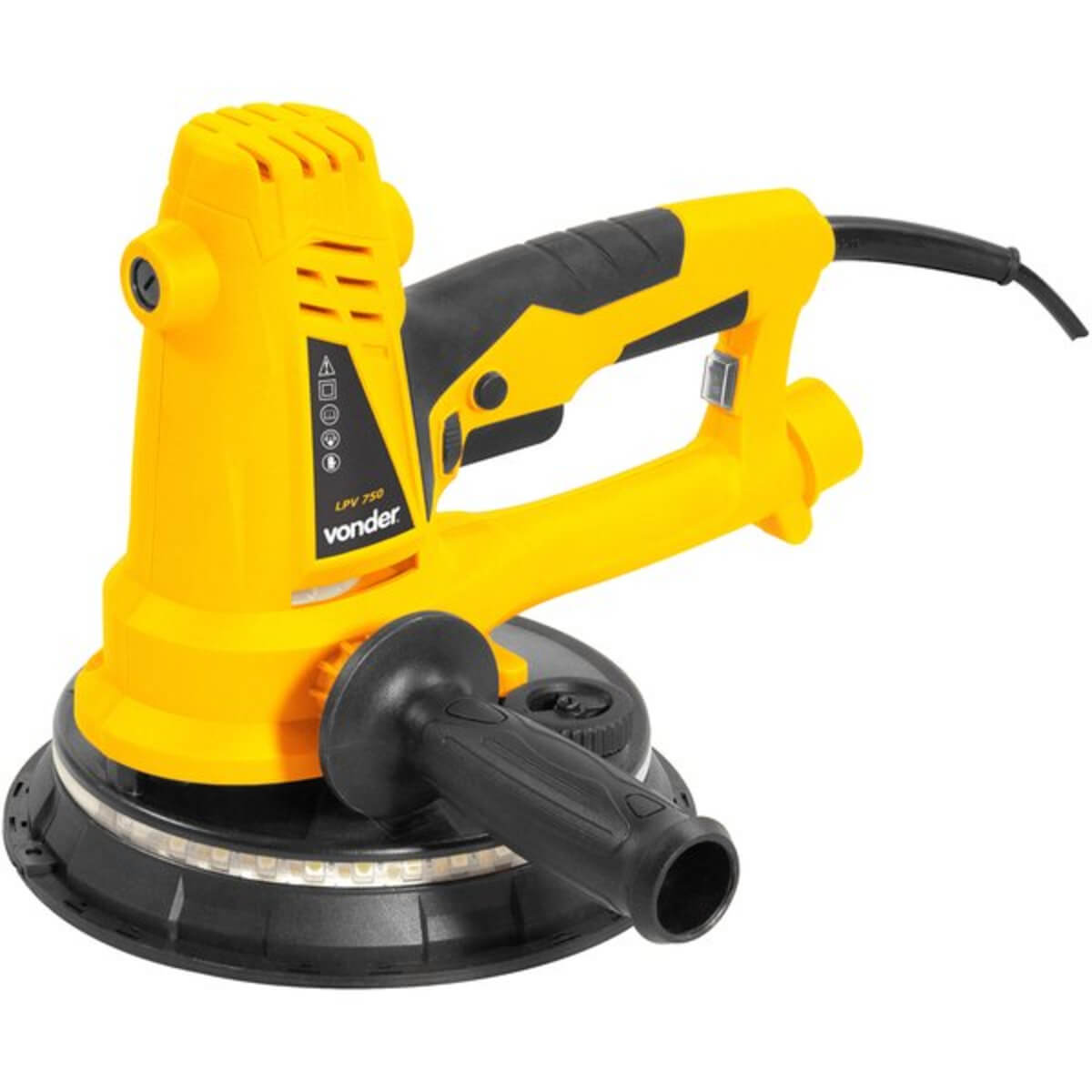 Lixadeira de Parede e Teto c/ Led 220V LPV750 Mangueira 2M Vonder - 60.01.750.220
